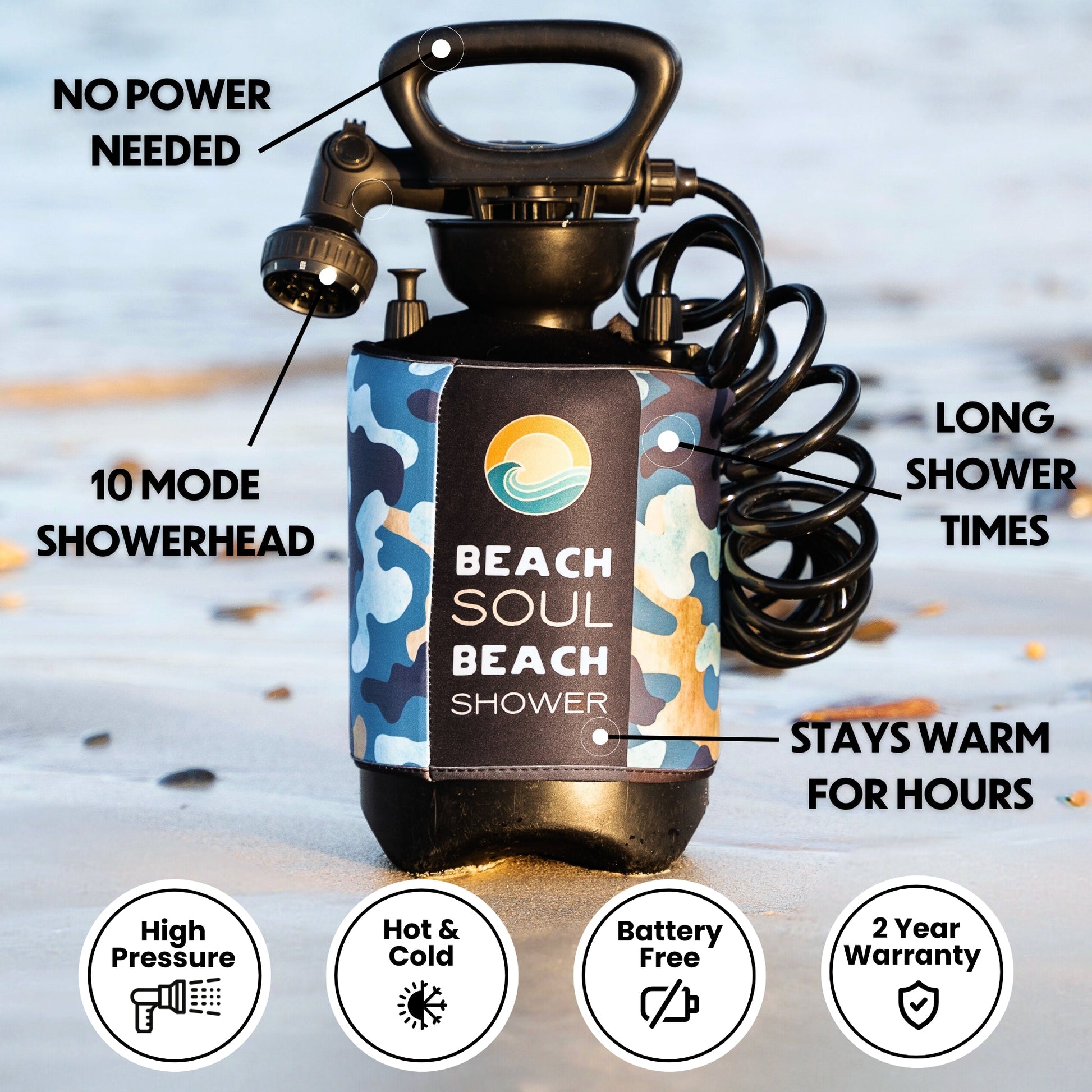 Portable Shower Chill Chameleon 1.3G