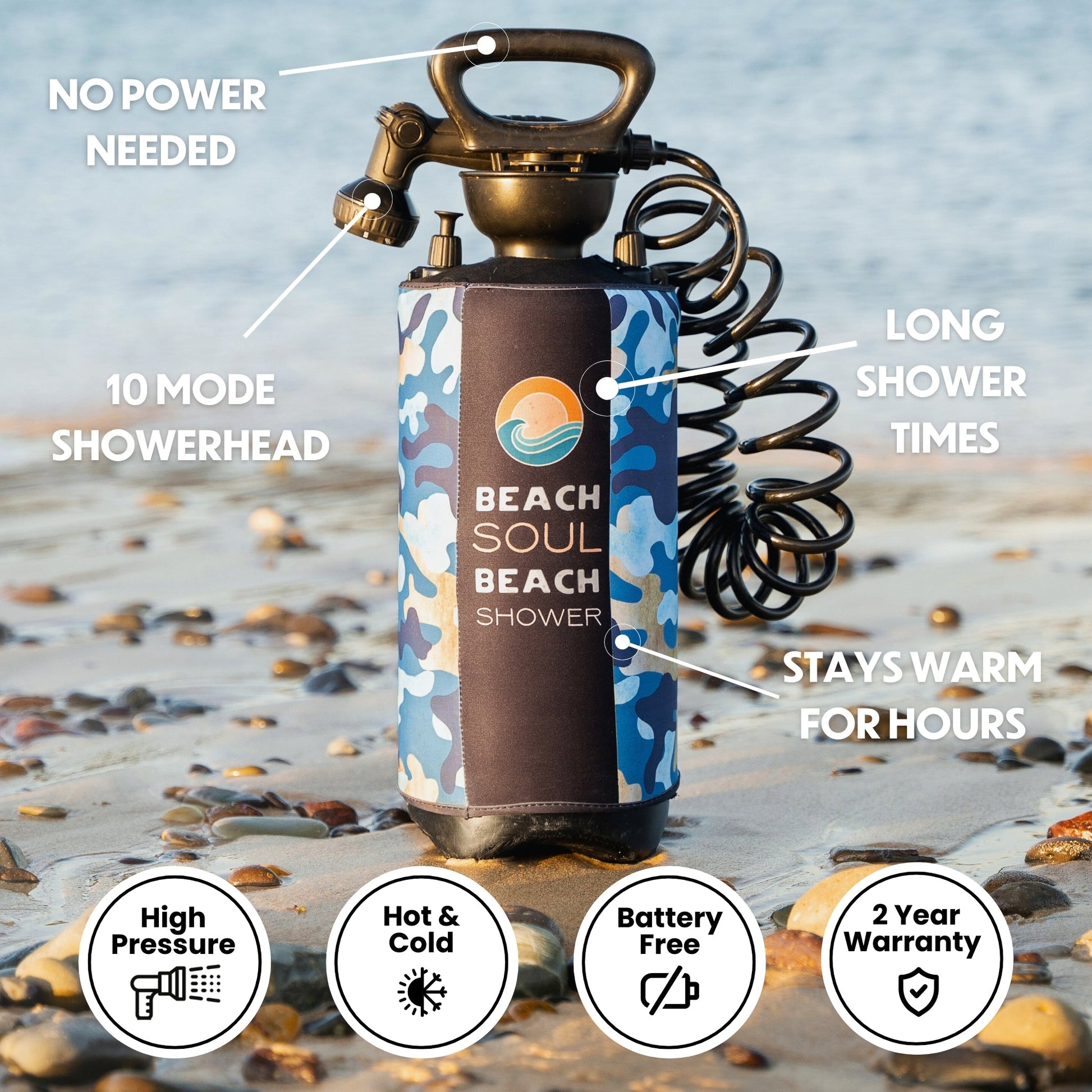 Portable Shower Chill Chameleon 2.1G