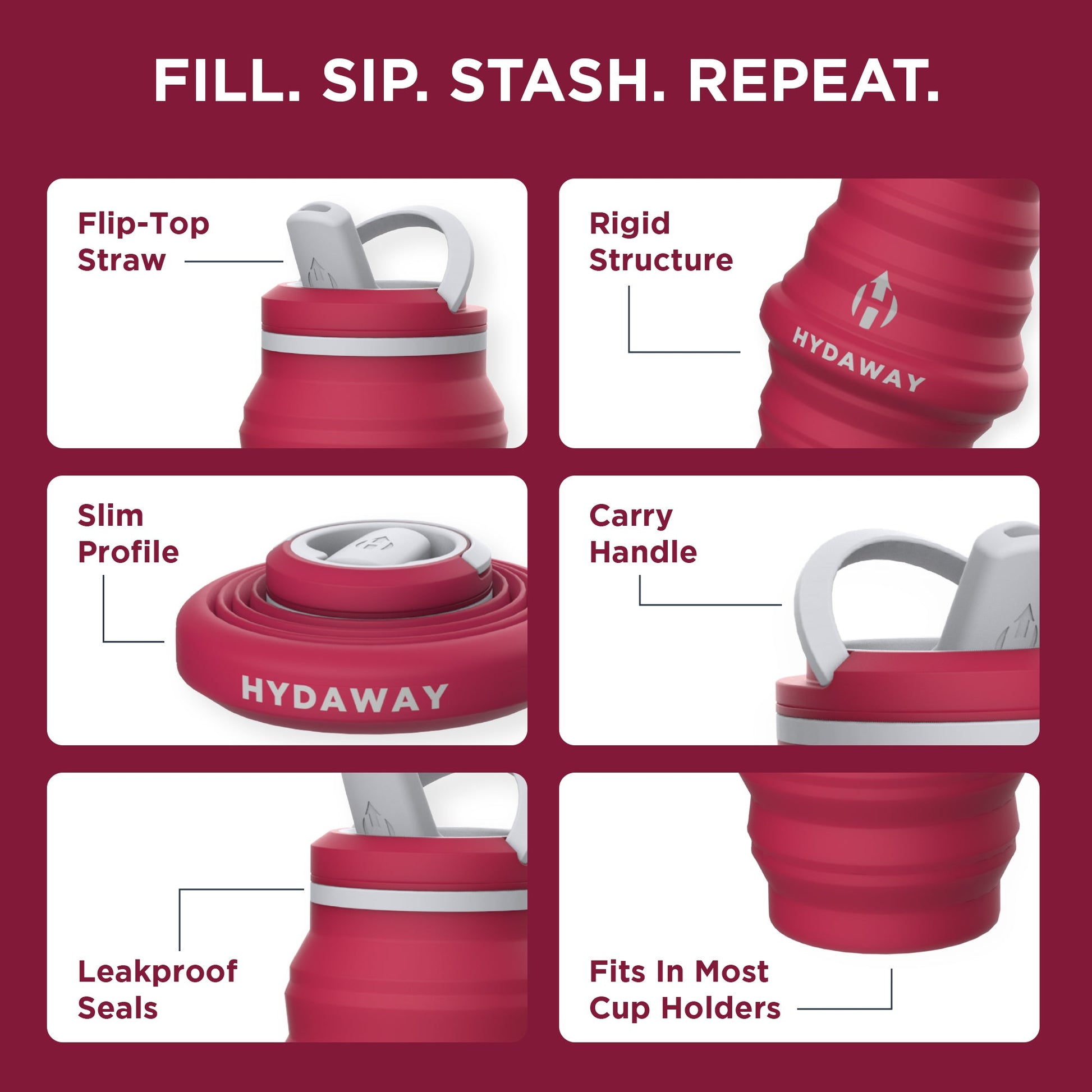 Collapsible Water Bottle | 25oz