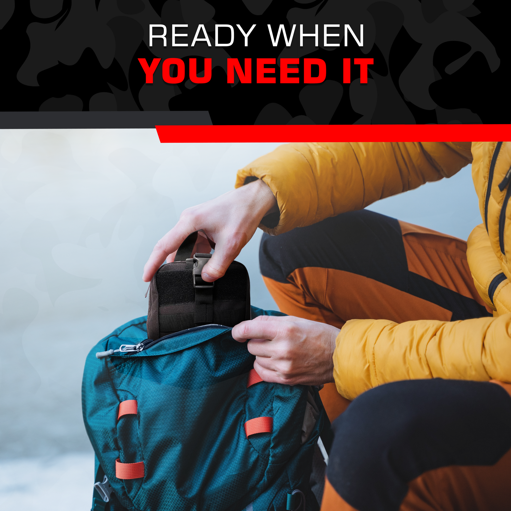 Premium Trauma IFAK Compact Kit with CAT Tourniquet & Chest Seals