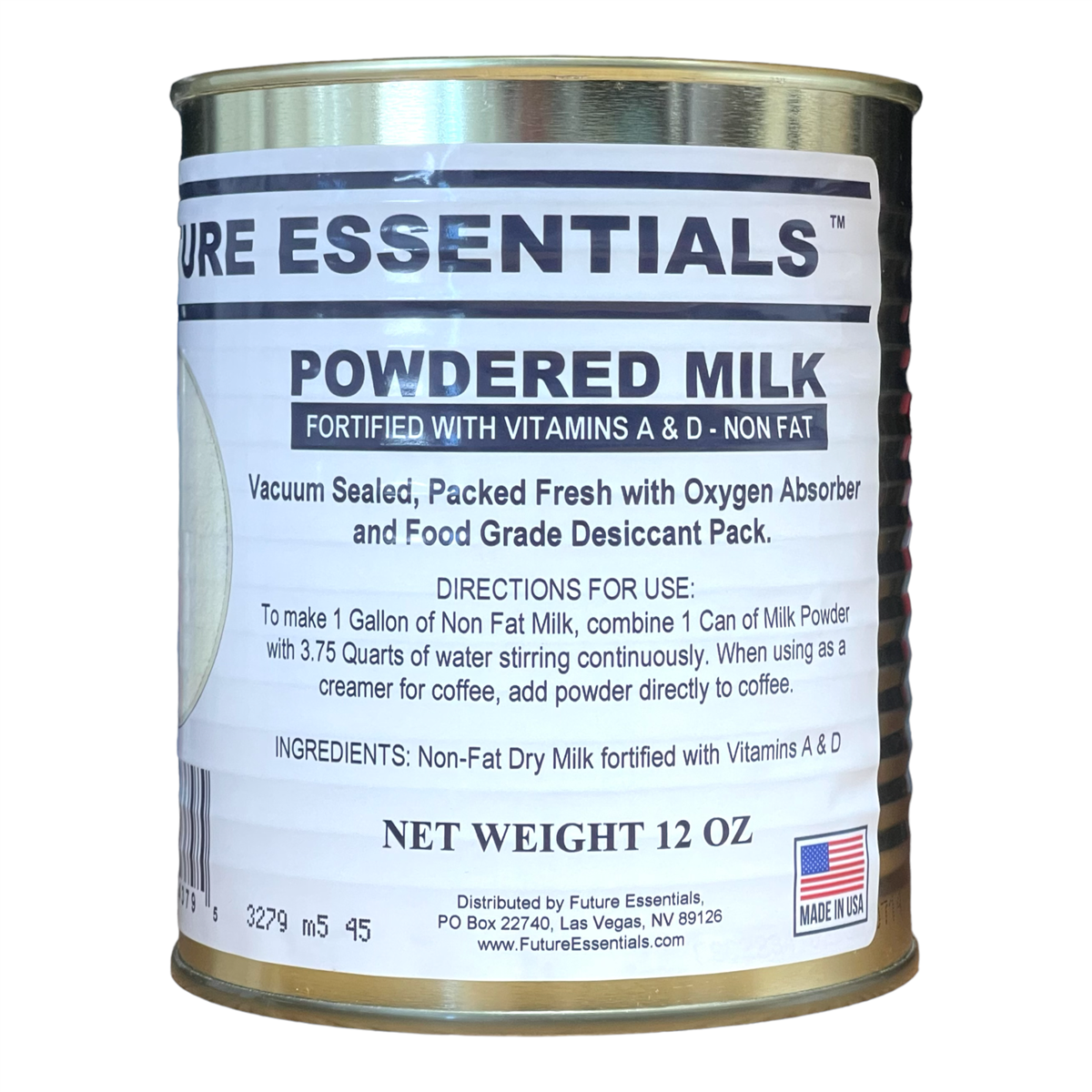 Future Essentials Powdered Instant Non-Fat Dry Milk