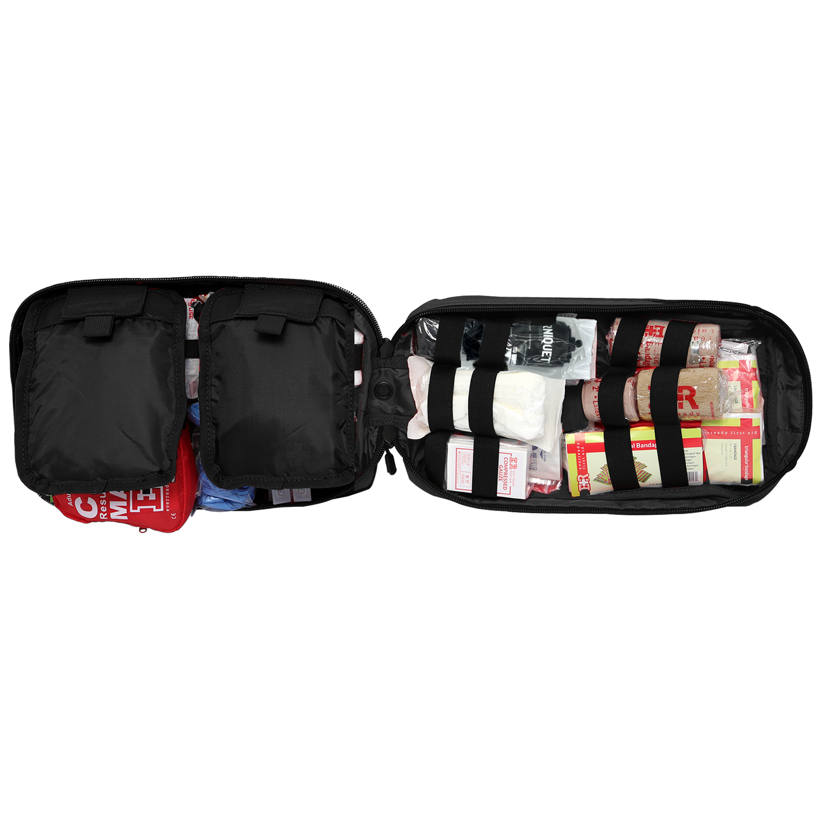 Rip-Away Fully Stocked Tactical Trauma Kit - Chest Seals, Tourniquet, & Bleeding Control
