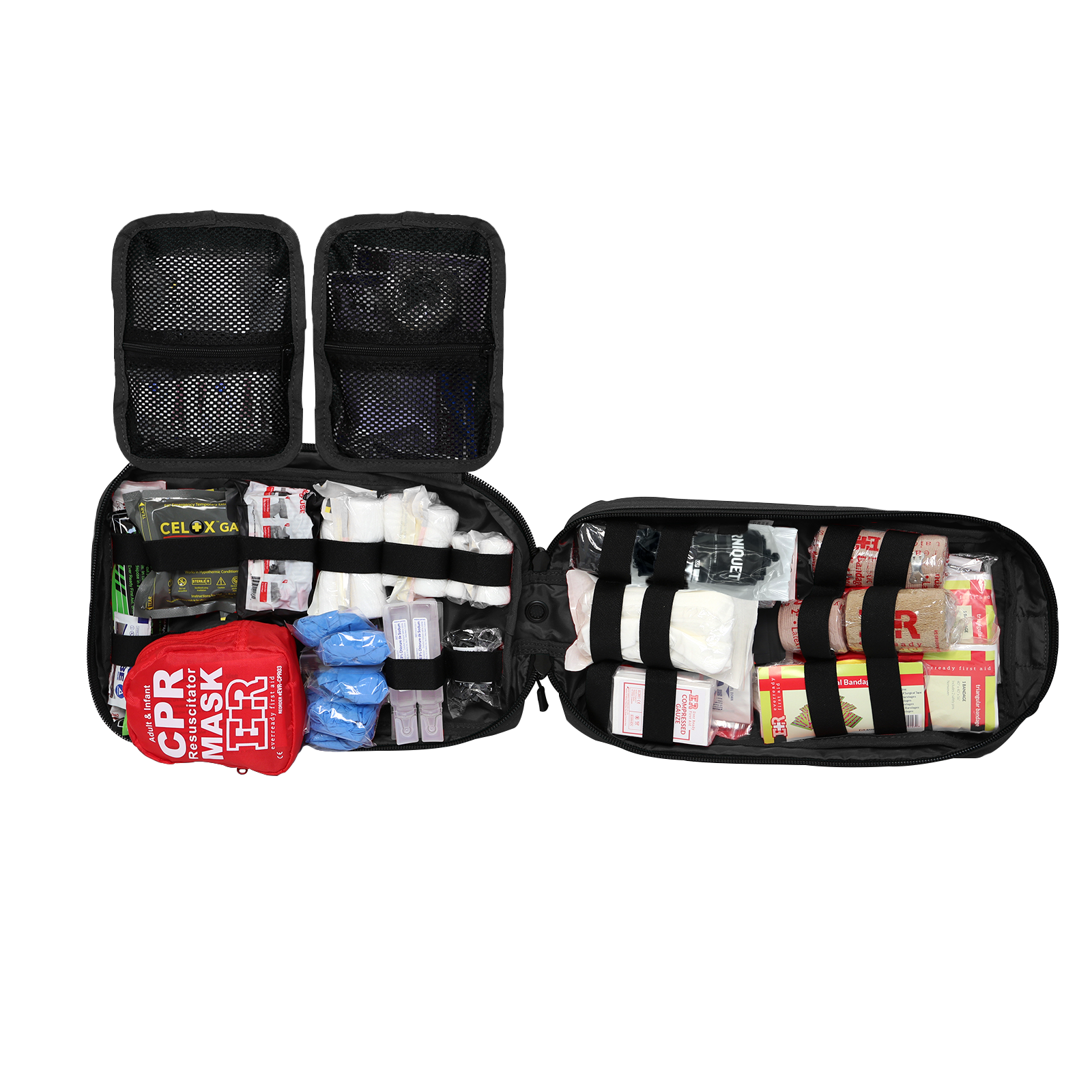 Rip-Away Fully Stocked Tactical Trauma Kit - Chest Seals, Tourniquet, & Bleeding Control