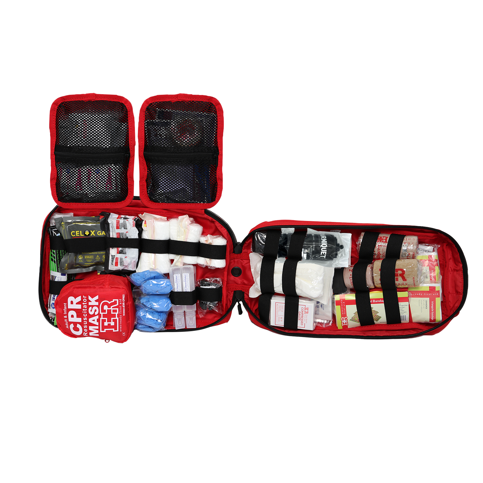 Rip-Away Fully Stocked Tactical Trauma Kit - Chest Seals, Tourniquet, & Bleeding Control