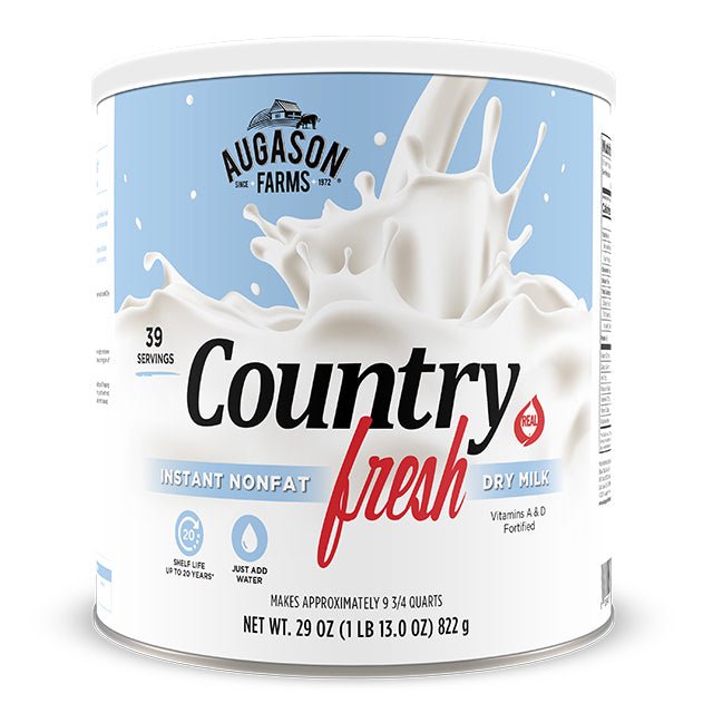 Country Fresh Instant Nonfat Dry Milk Can, 39 Servings