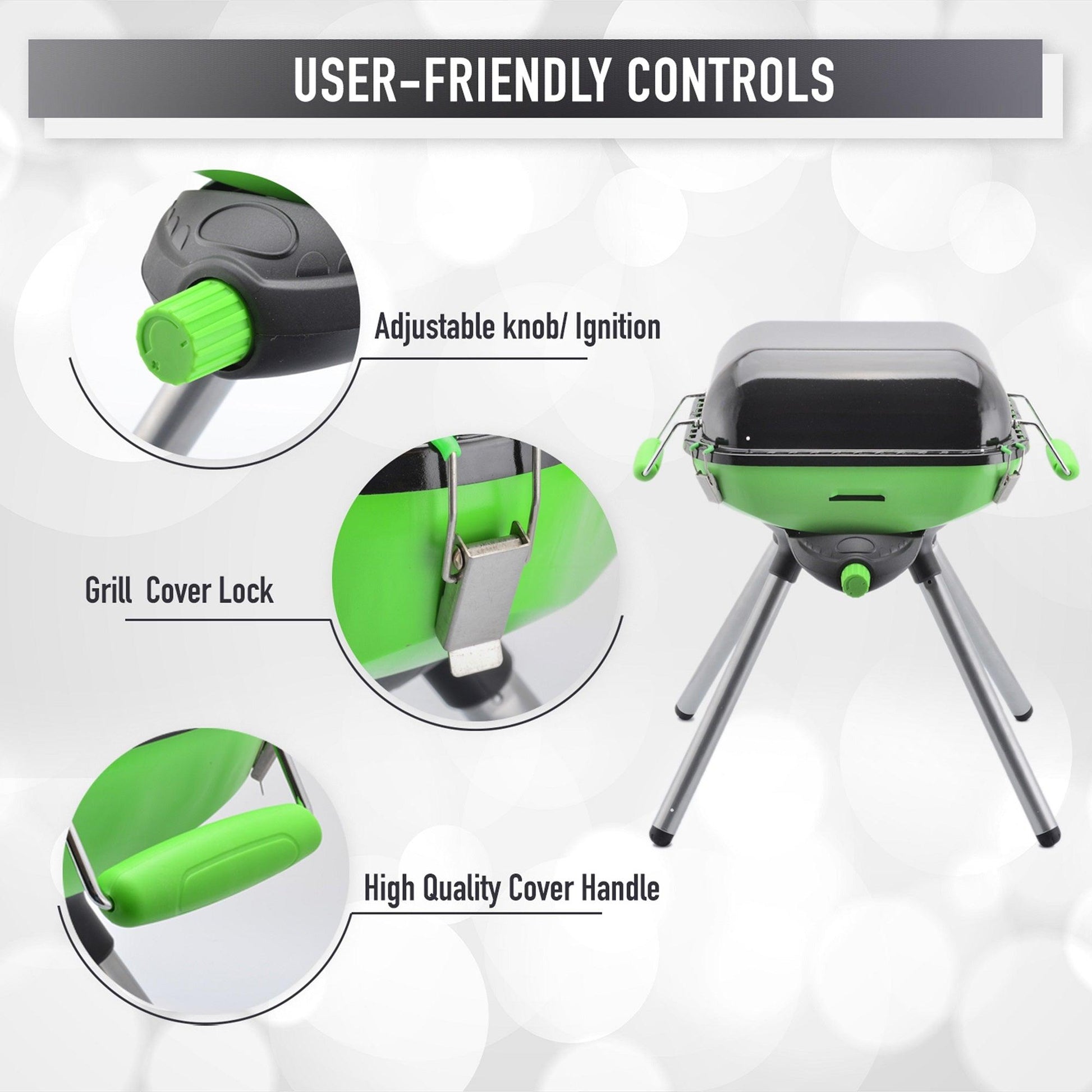 Flame King Multi-Function Portable BBQ Grill Camp Stove Camping