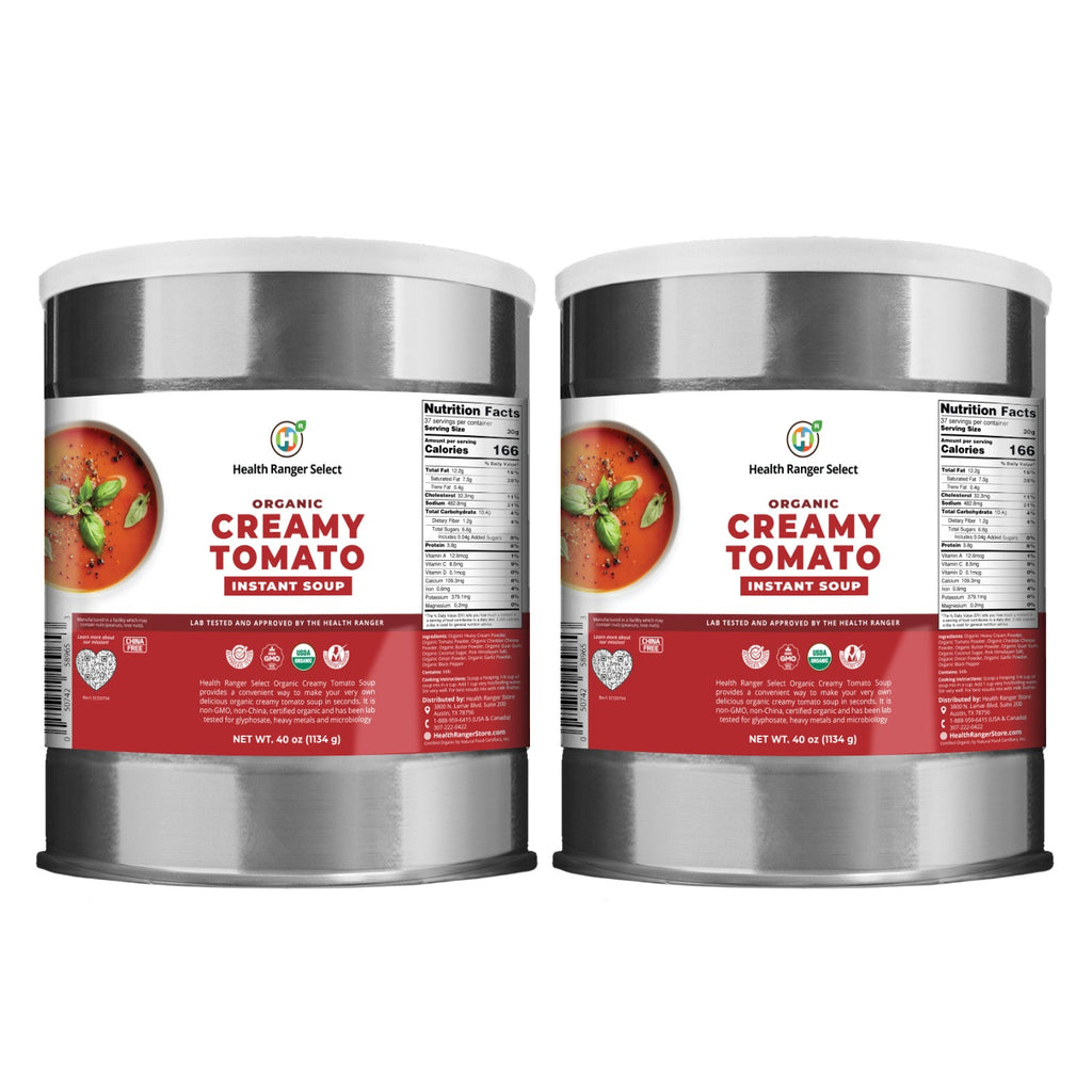 Organic Creamy Tomato Instant Soup 40 oz (1134g) #10 Can (2-Pack)
