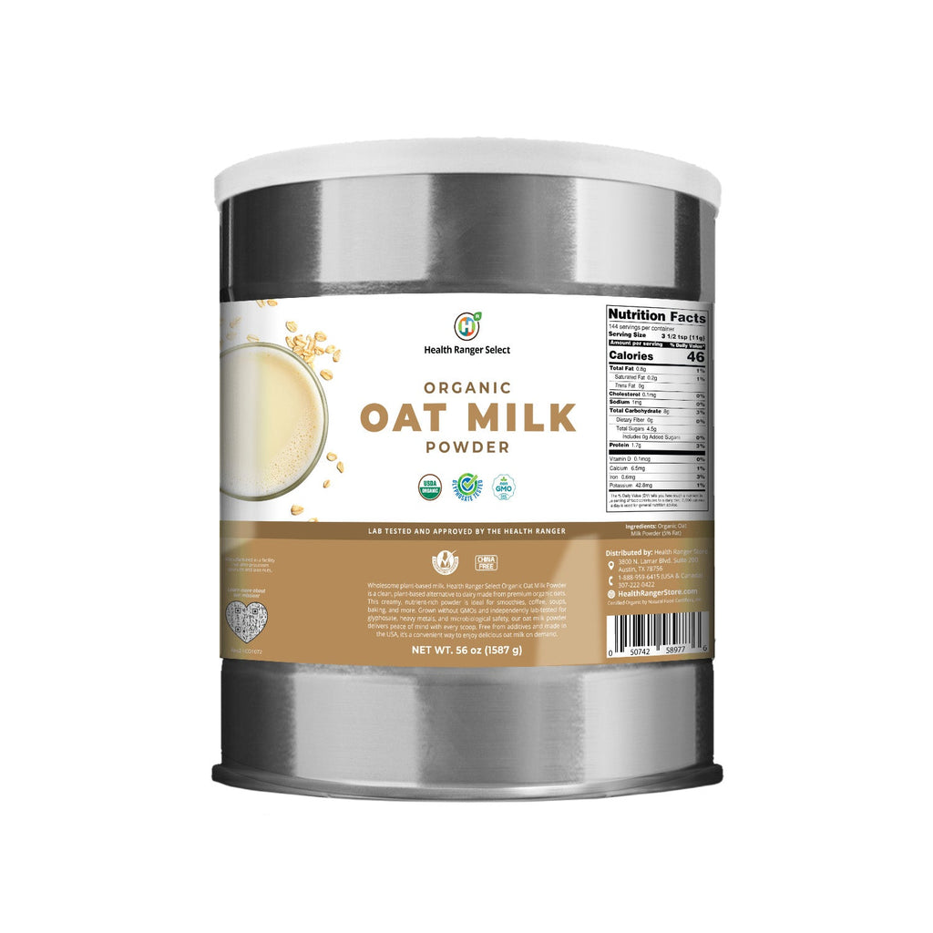 Organic Oat Milk Powder 56 oz (#10 can, 1587 g) (2-Pack)