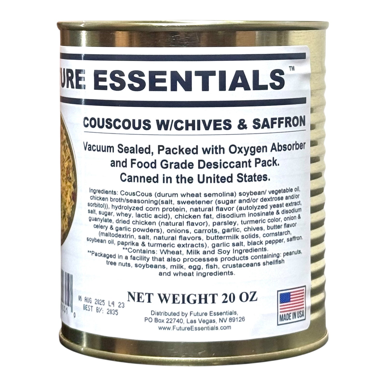 Case (12 Cans) of Future Essentials Canned Rice and Couscous Variety