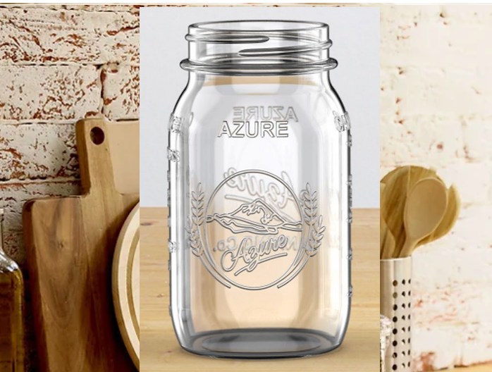 Azure Standard 24oz Regular Mouth Pint & Half Mason Jar
