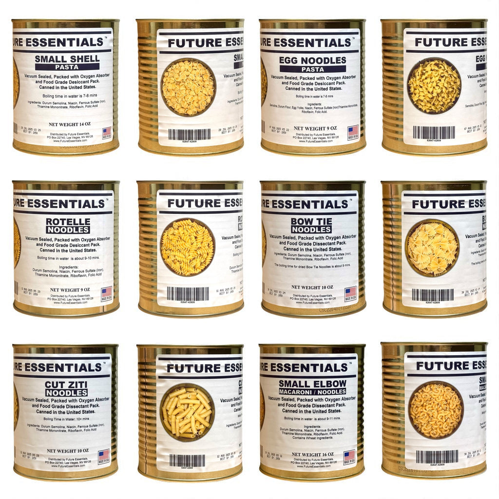 Case (12 Cans) of Future Essentials Canned Pasta Variety