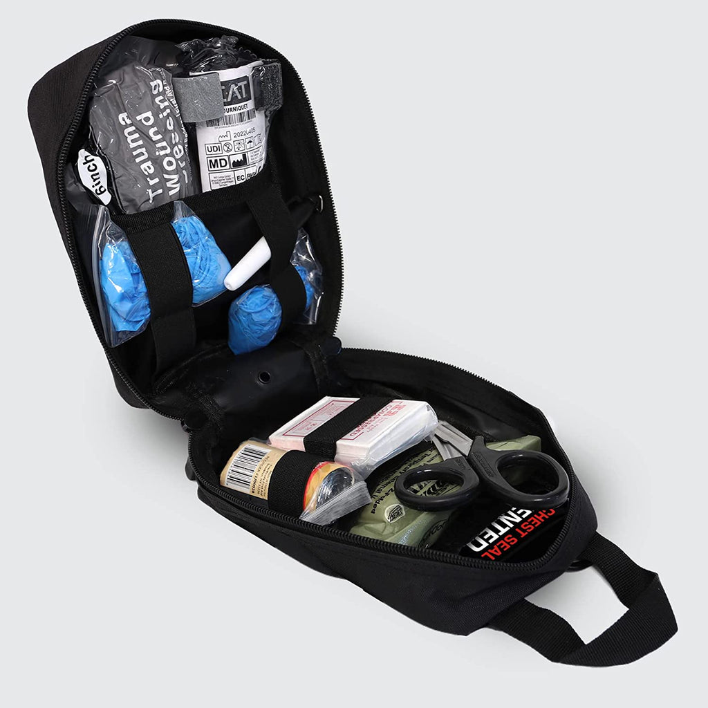 Premium Trauma IFAK Compact Kit with CAT Tourniquet & Chest Seals