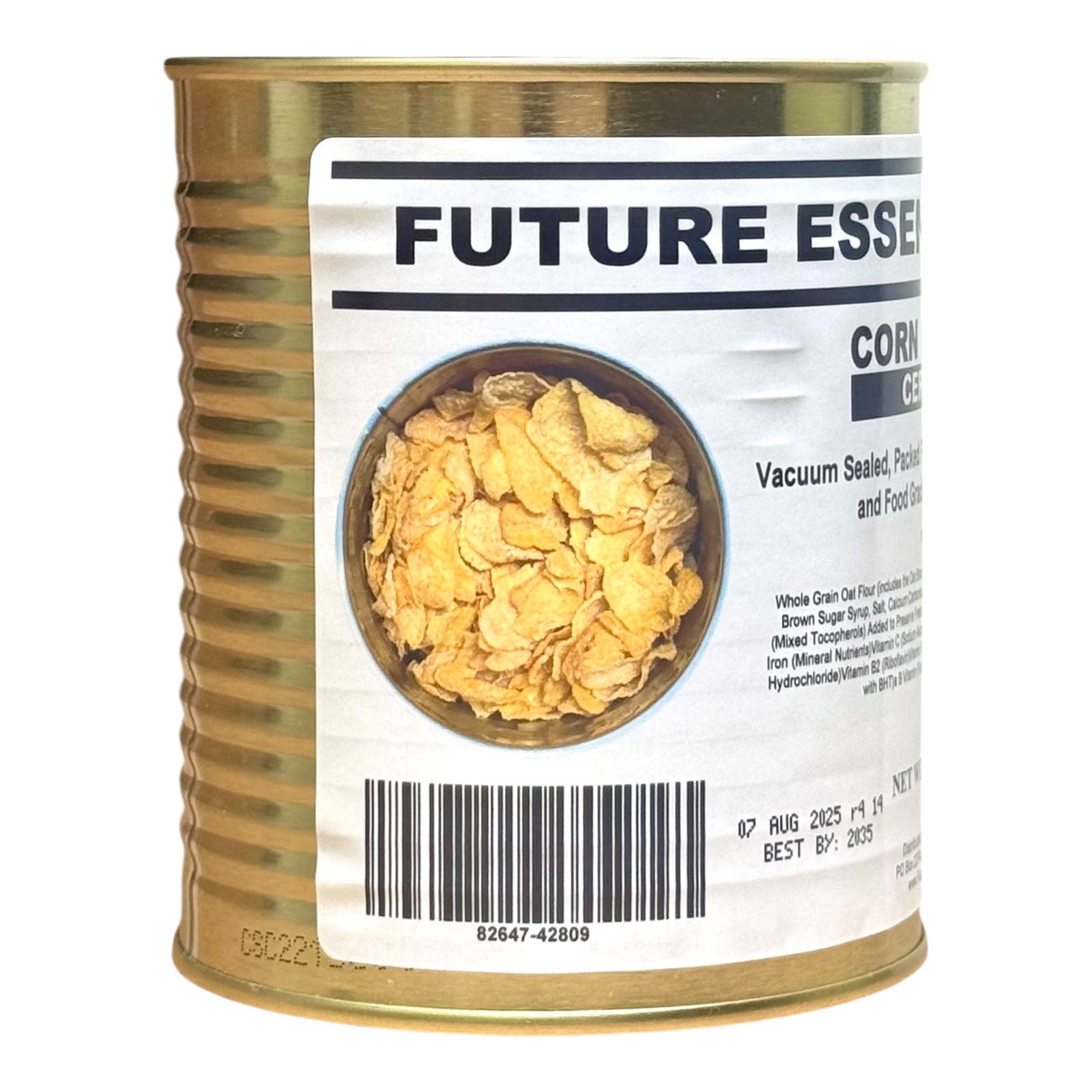Future Essentials Corn Flakes Cereal. #2.5 Can