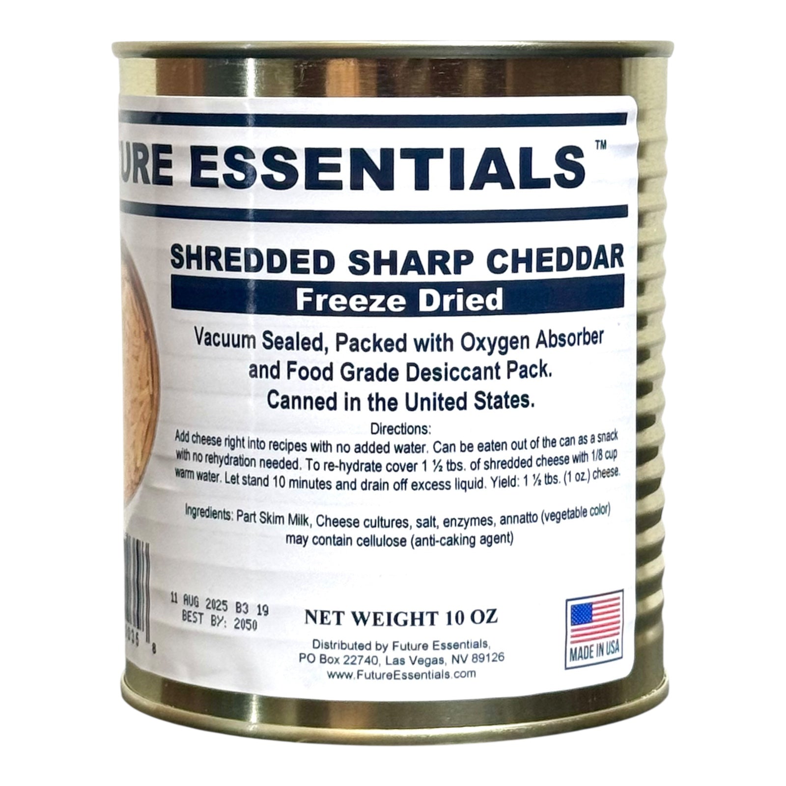 Case (12 Cans) of Future Essentials Freeze Dried Cheese Variety