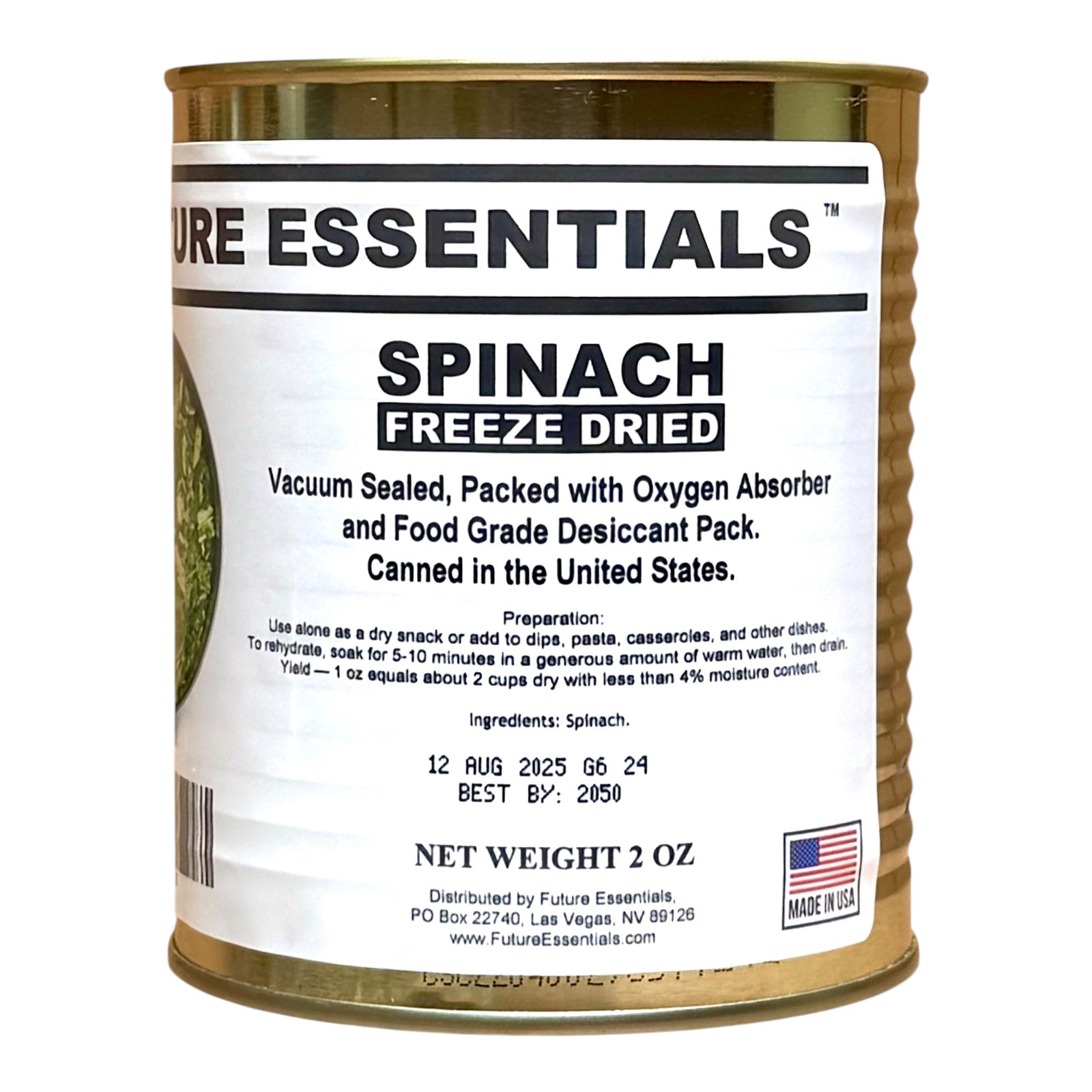 Future Essentials Freeze Dried Spinach