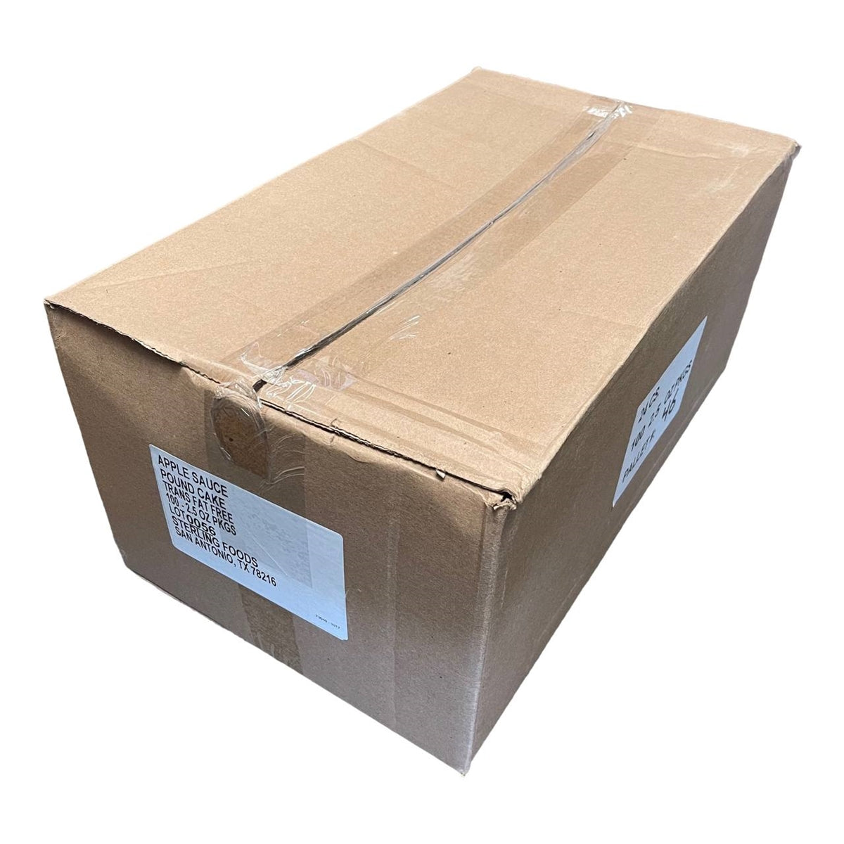 BULK MRE Dessert - 100 packs of Applesauce Pound Cake (Trans Fat Free)