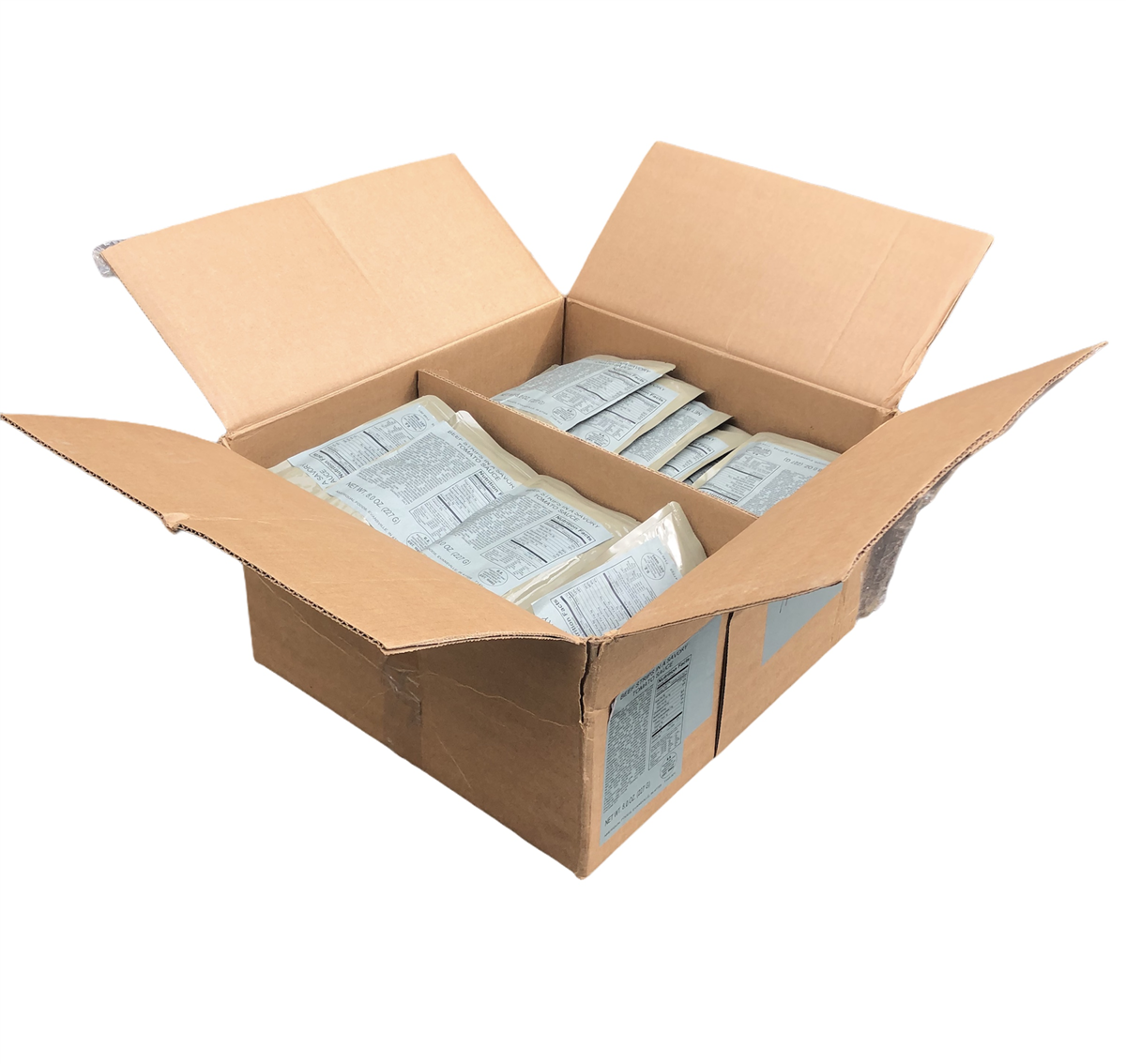 BULK MRE Entree - 72 packs of Beef Strips in Tomato Sauce