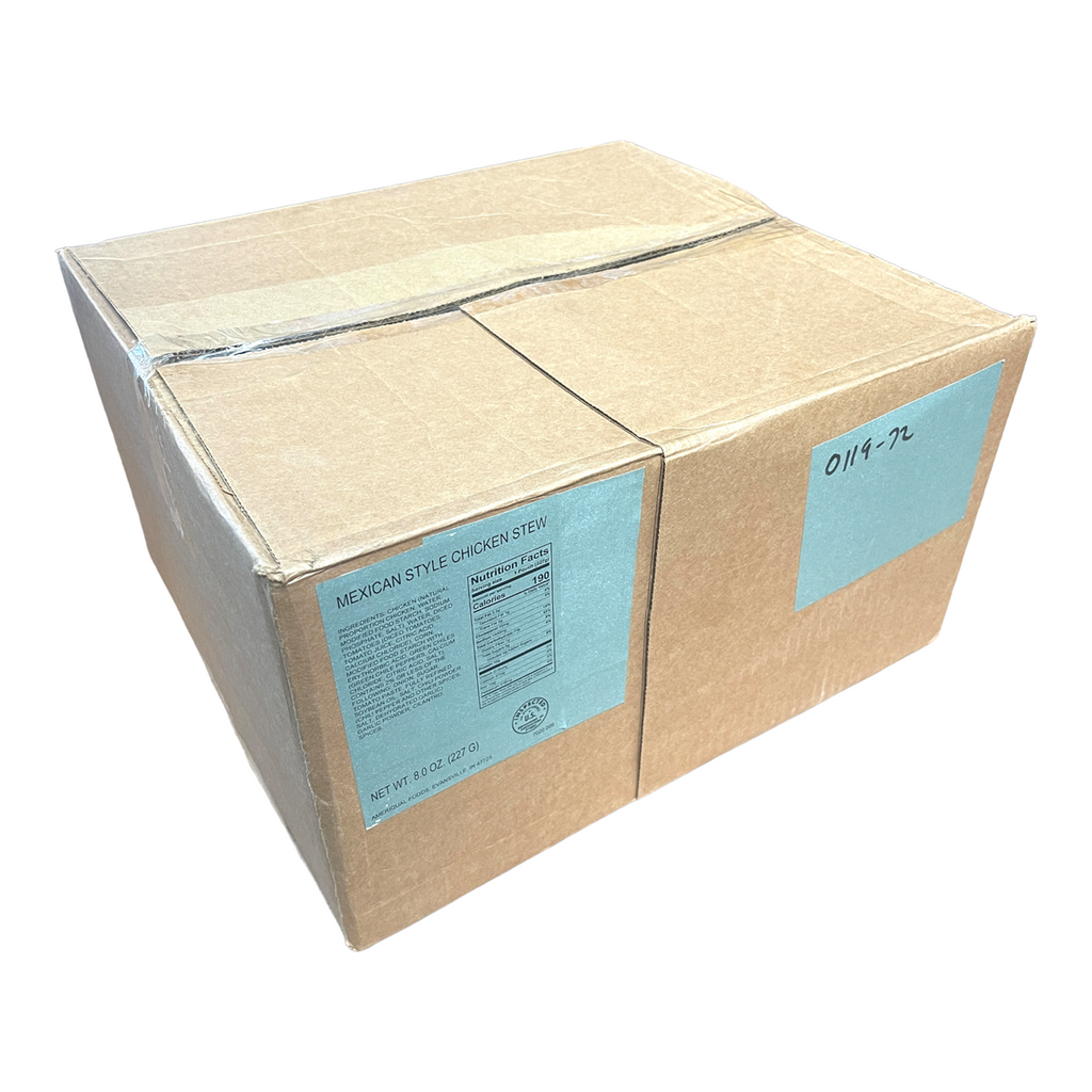 BULK MRE Entree - 72 packs of Mexican Chicken Stew