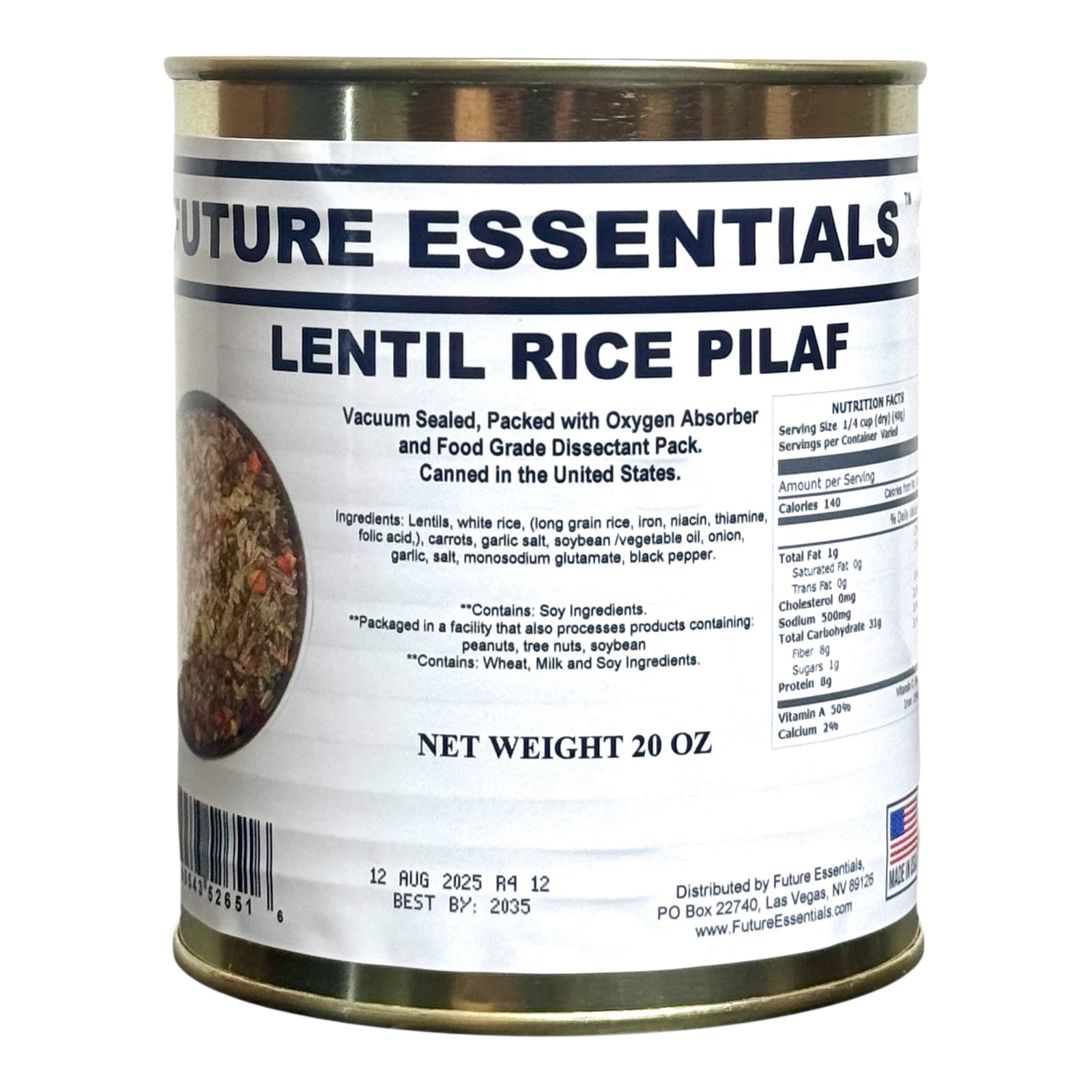 Case (12 Cans) of Future Essentials Canned Rice and Couscous Variety