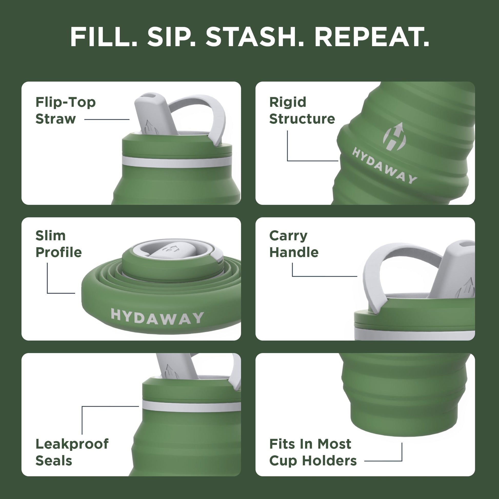 Collapsible Water Bottle | 25oz