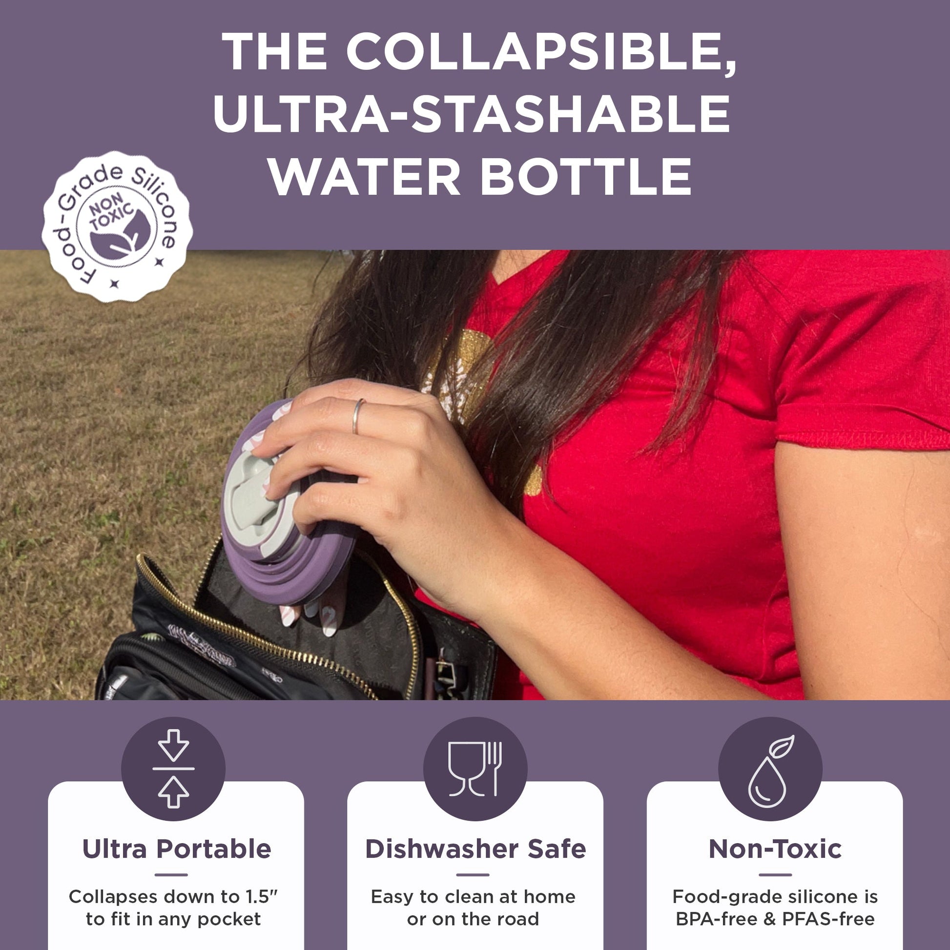 Collapsible Water Bottle | 17oz