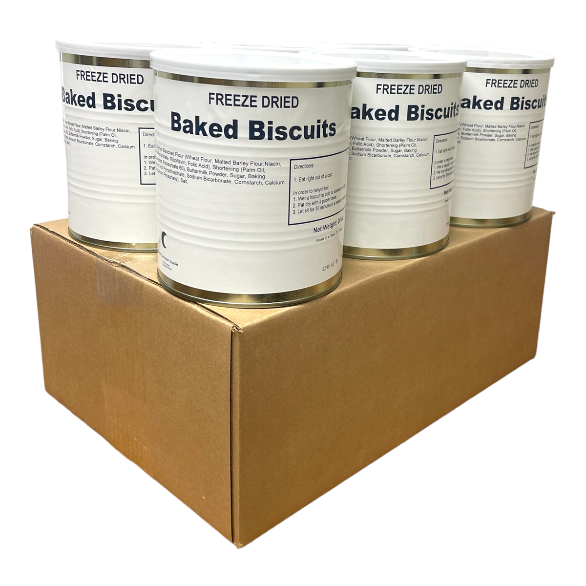 Military Surplus Freeze Dried Baked Biscuits