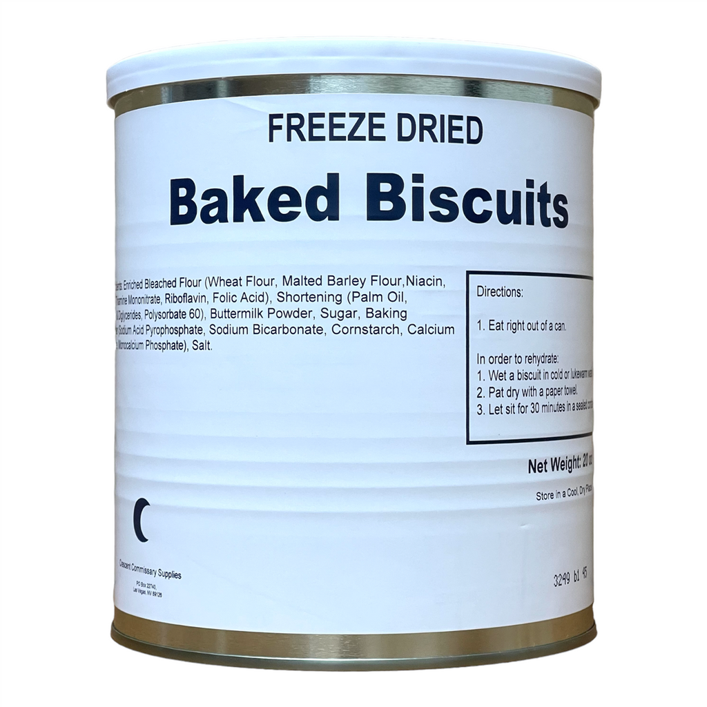 Military Surplus Freeze Dried Baked Biscuits