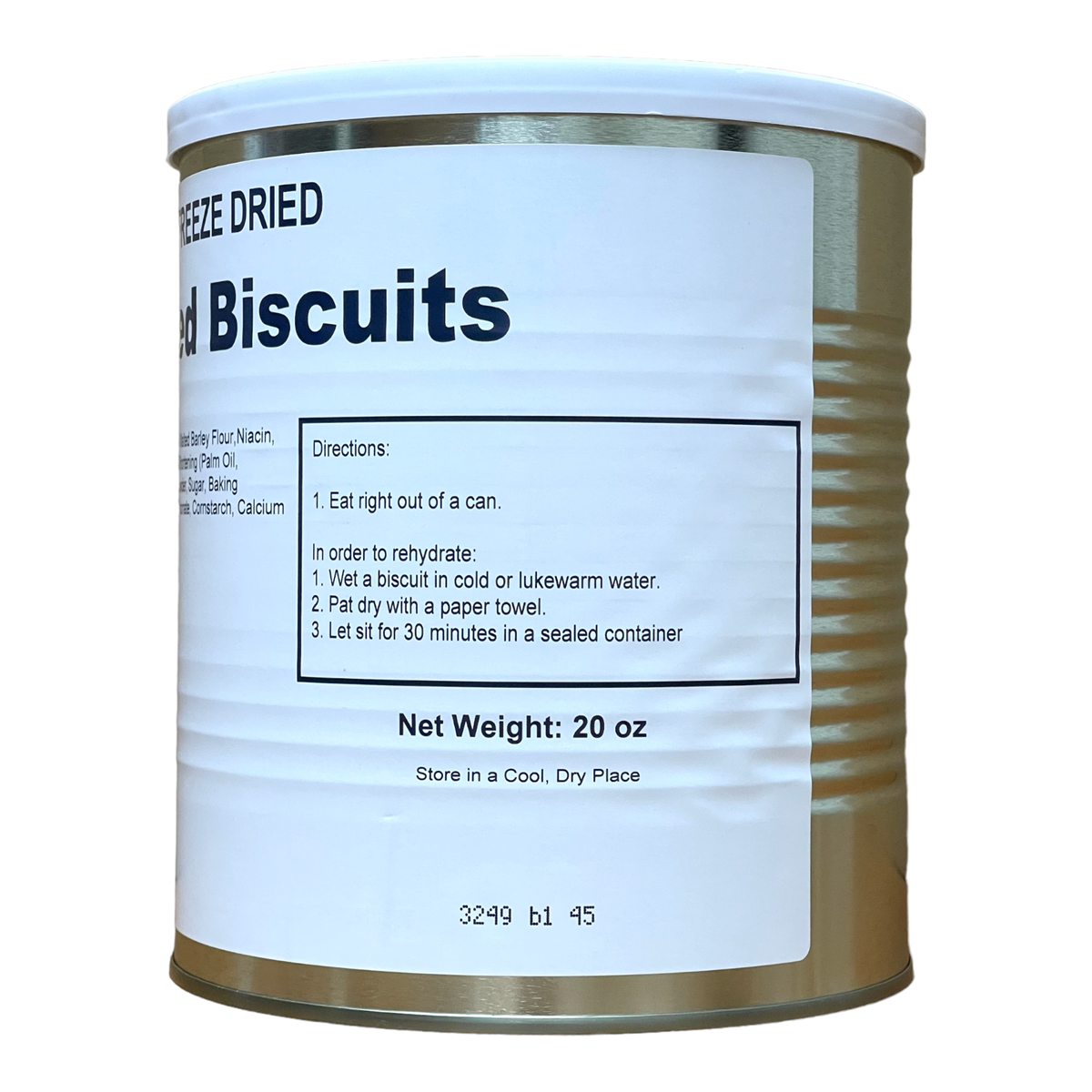 Military Surplus Freeze Dried Baked Biscuits