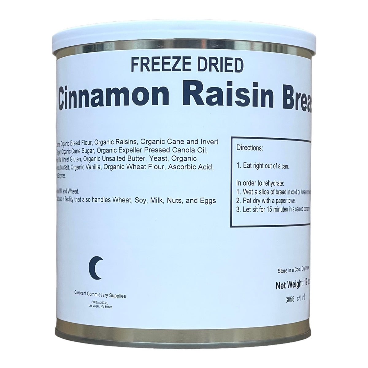 Military Surplus Freeze Dried Cinnamon Raisin Bread