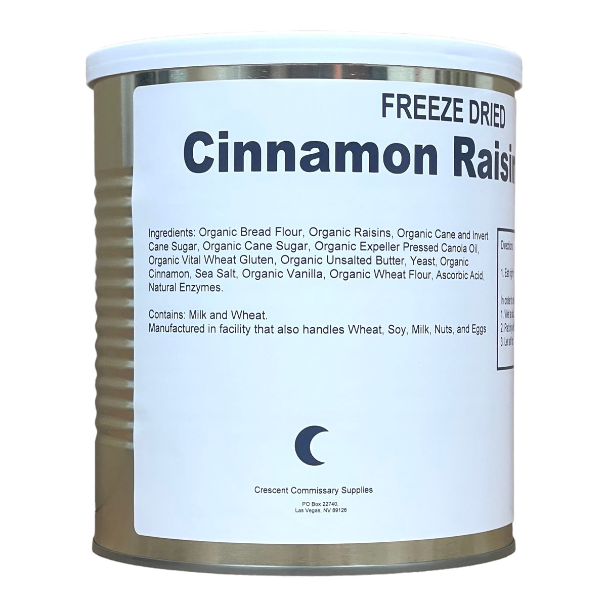 Military Surplus Freeze Dried Cinnamon Raisin Bread