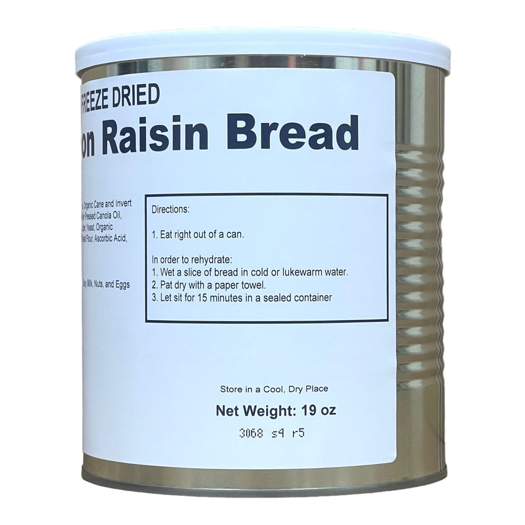 Military Surplus Freeze Dried Cinnamon Raisin Bread