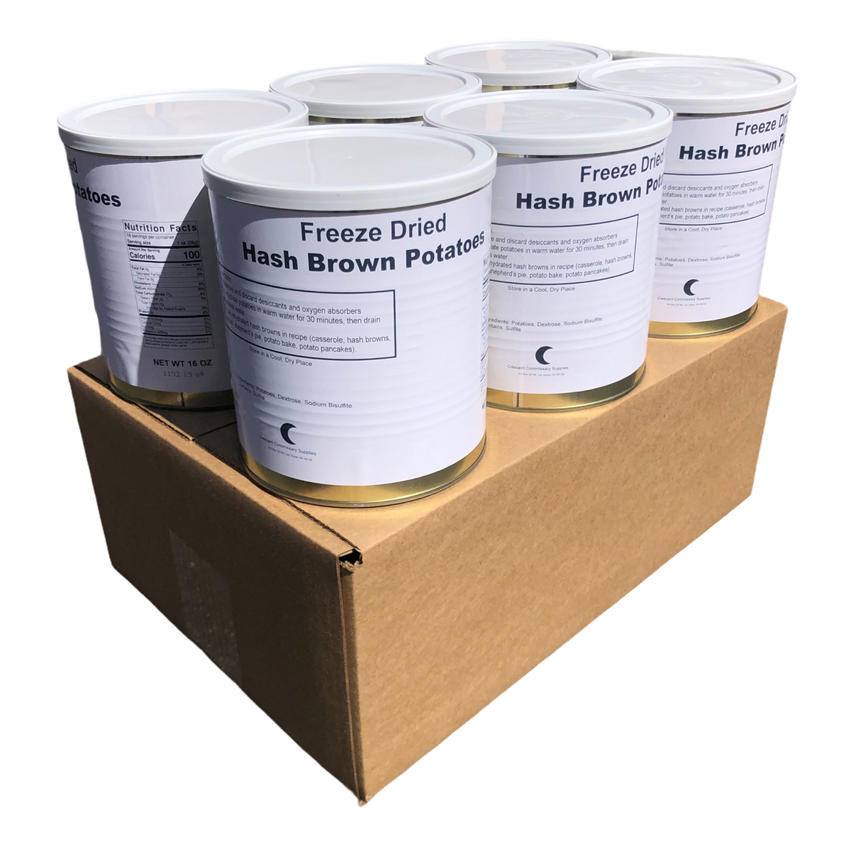 Military Surplus Freeze Dried Hash Brown Potatoes