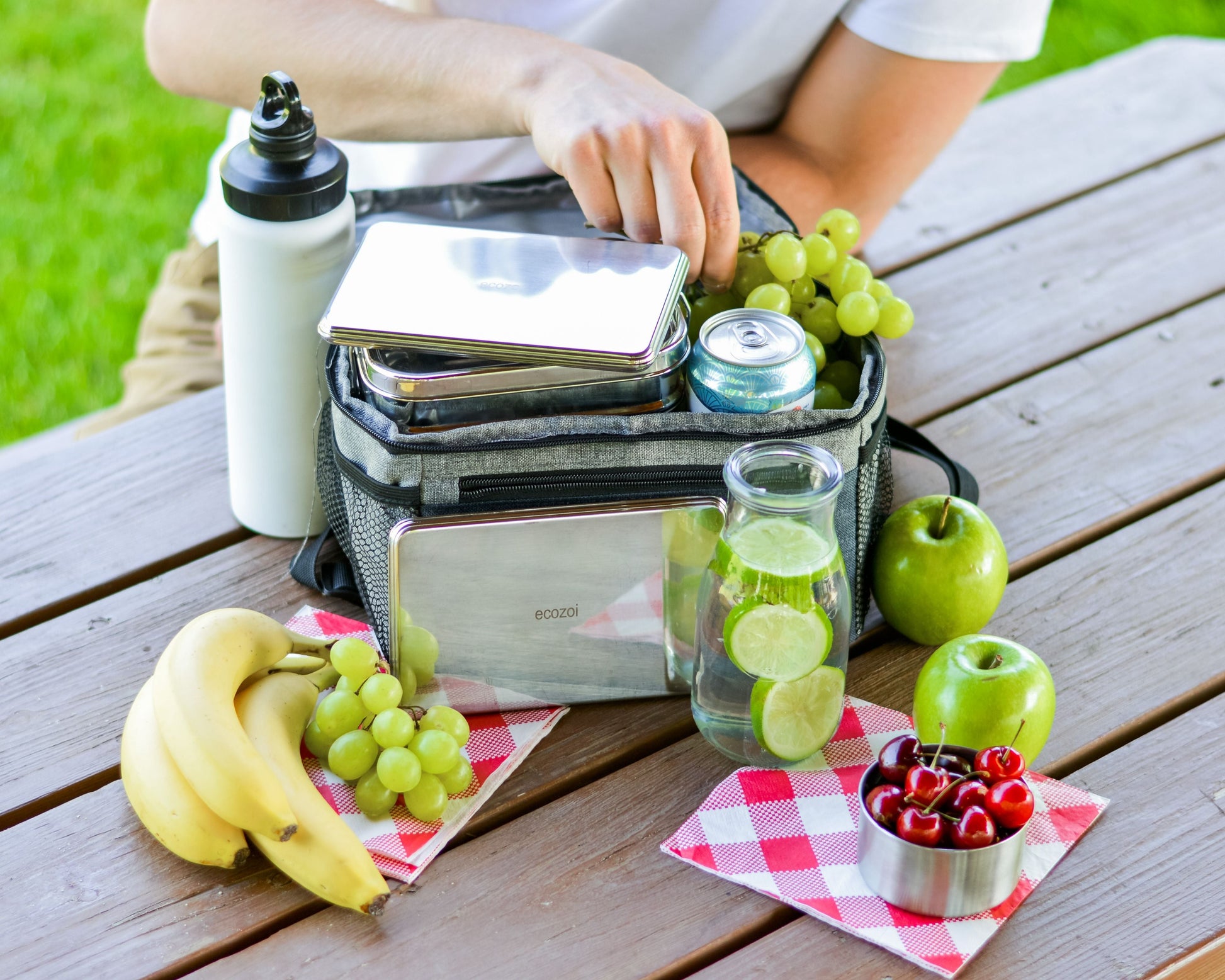 Stainless Steel Freezer PACKS FOR LUNCH Boxes and Lunch Bags, 2 Pack