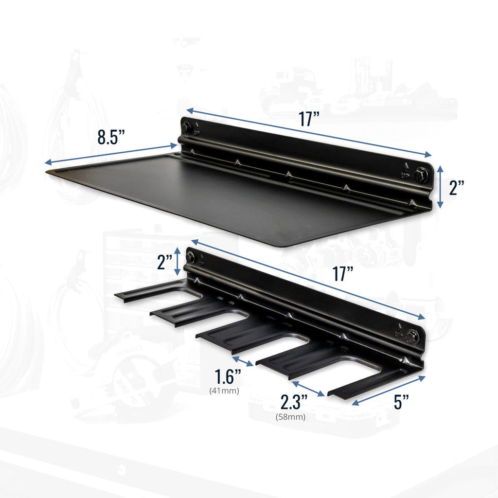 E-Power Tool Organizer & Shelf | Garage Storage Rack