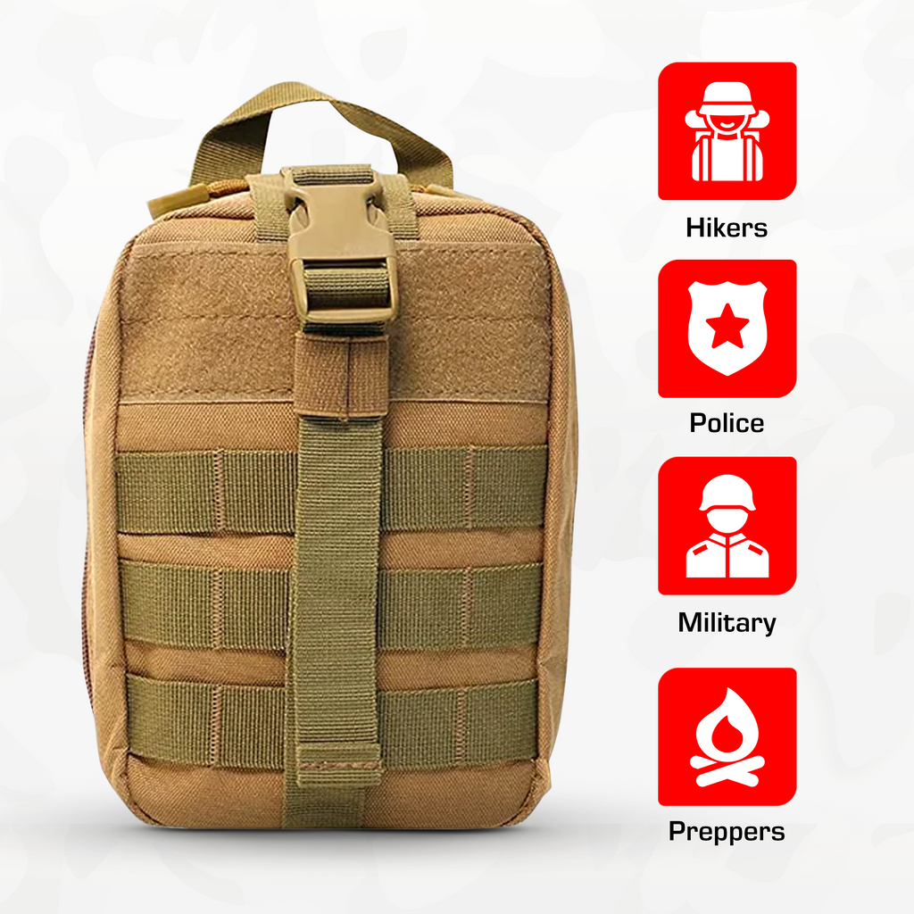 Premium Trauma IFAK Compact Kit with CAT Tourniquet & Chest Seals