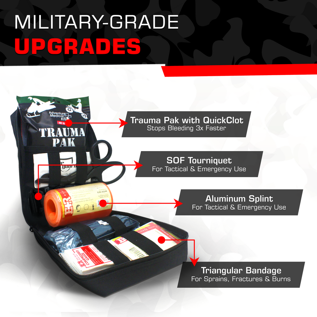 Premium IFAK Kit - Trauma Pak, CAT Tourniquet, Hyfin Chest Seal