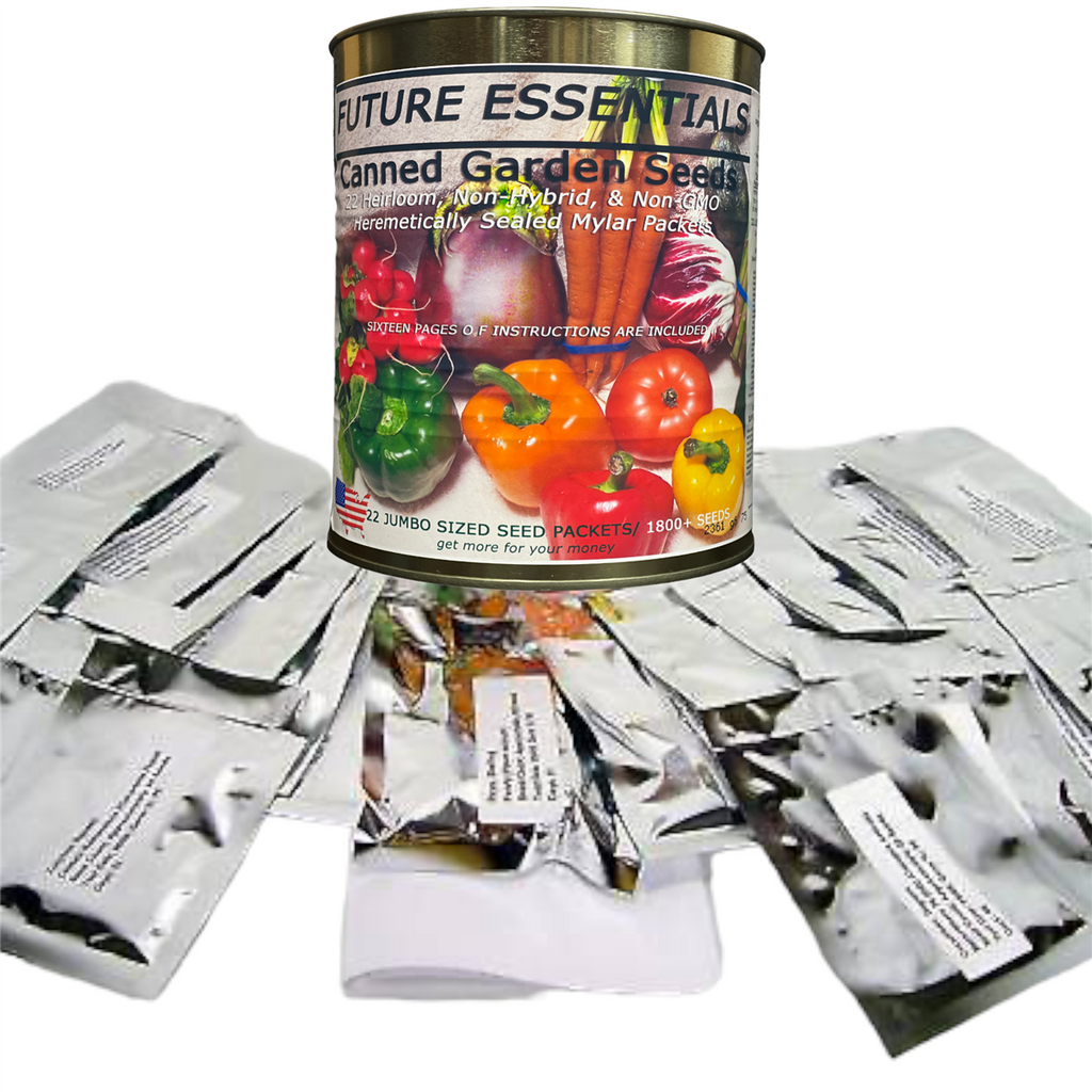 22 Different Heirloom/Non-GMO Canned Vegetable / Garden Seeds for Long Term Storage