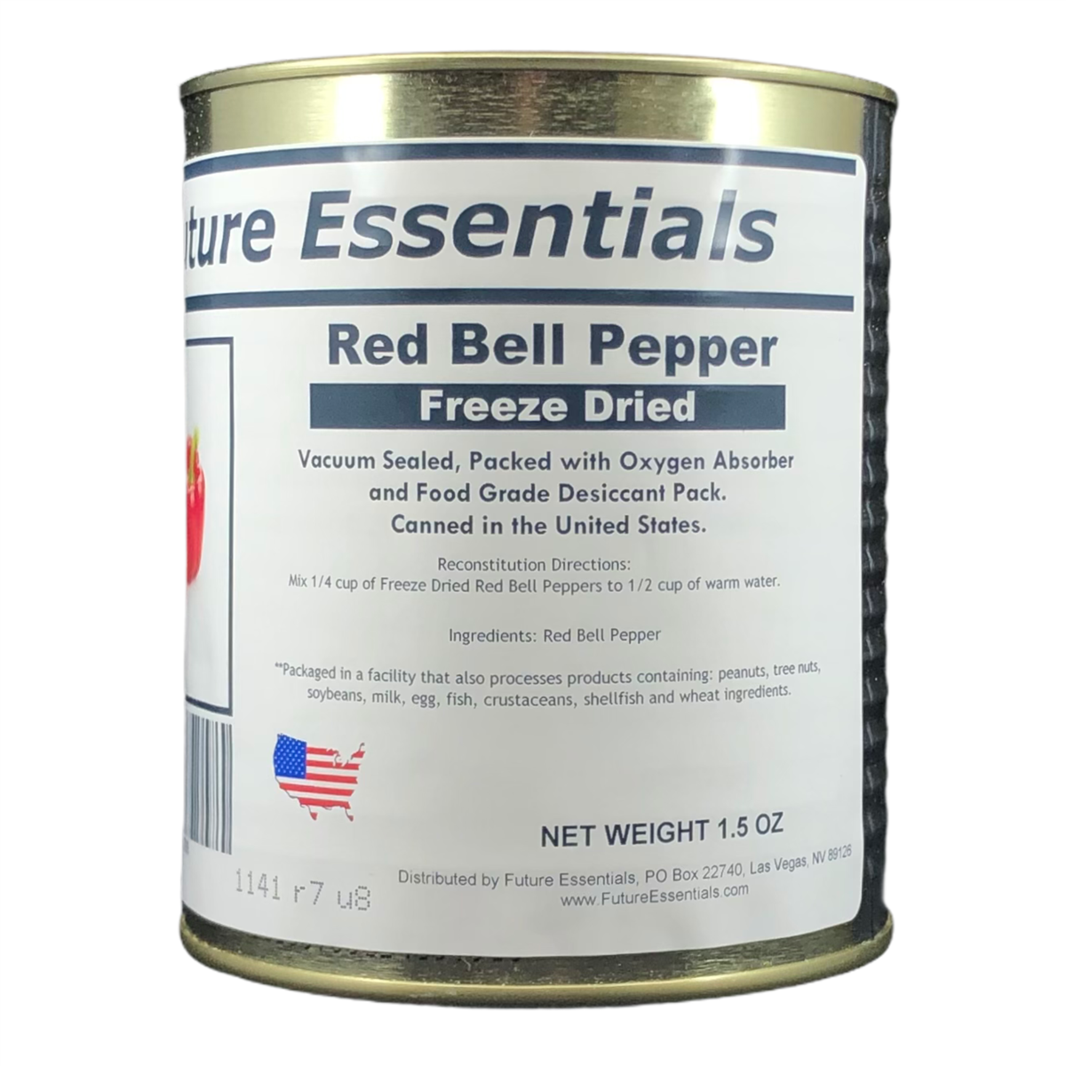 Future Essentials Freeze Dried Diced Red Bell Peppers