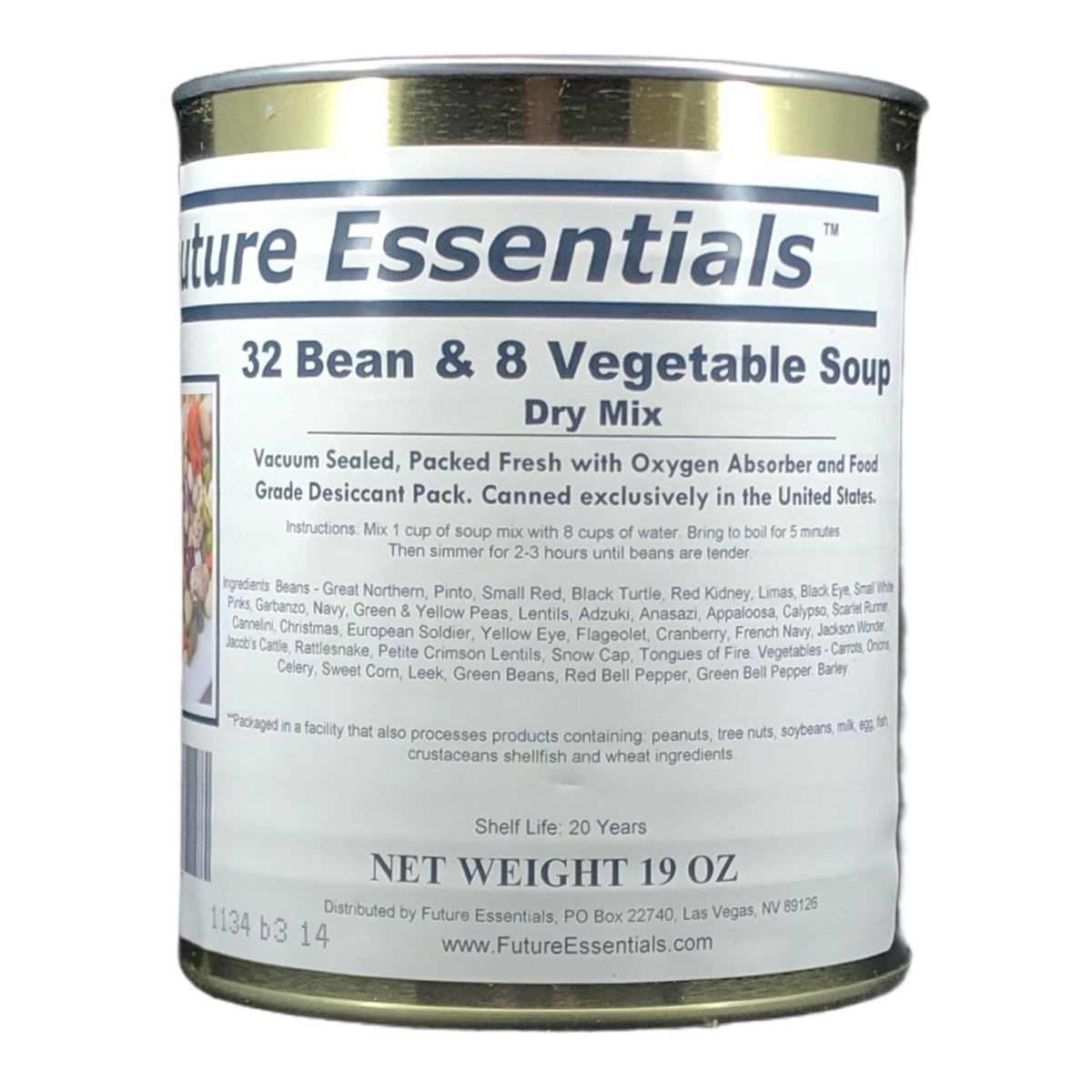 Future Essentials 32 Bean and 8 Vegetable Soup