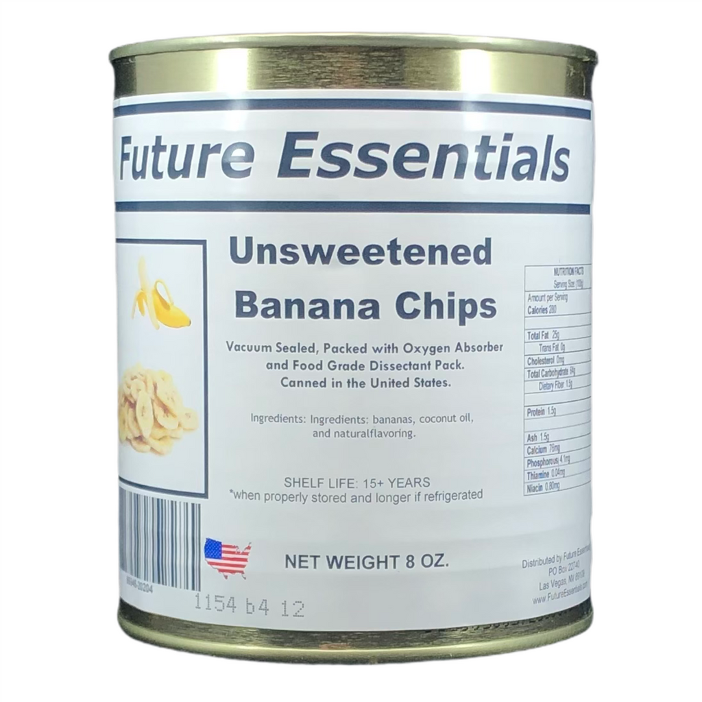 Future Essentials Dehydrated Unsweetened Banana Chips