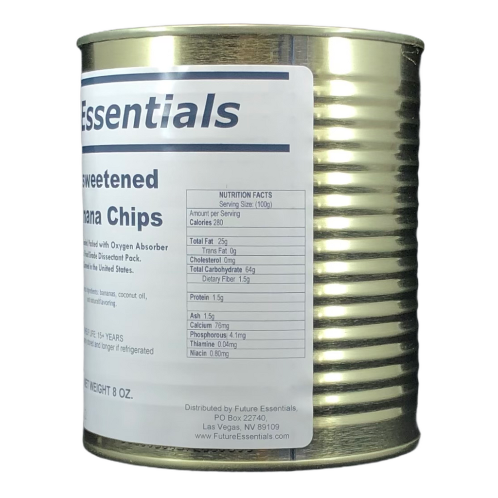 Future Essentials Dehydrated Unsweetened Banana Chips