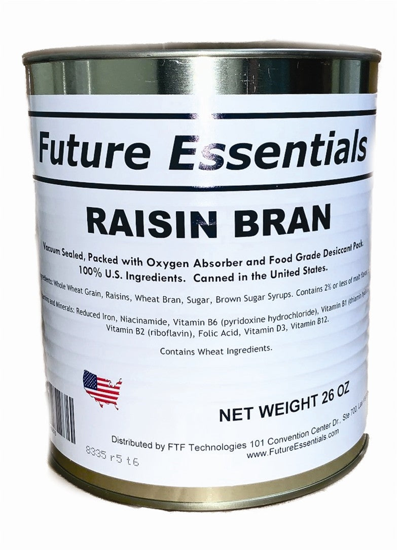 Future Essentials Raisin Bran Cereal, #10 Can