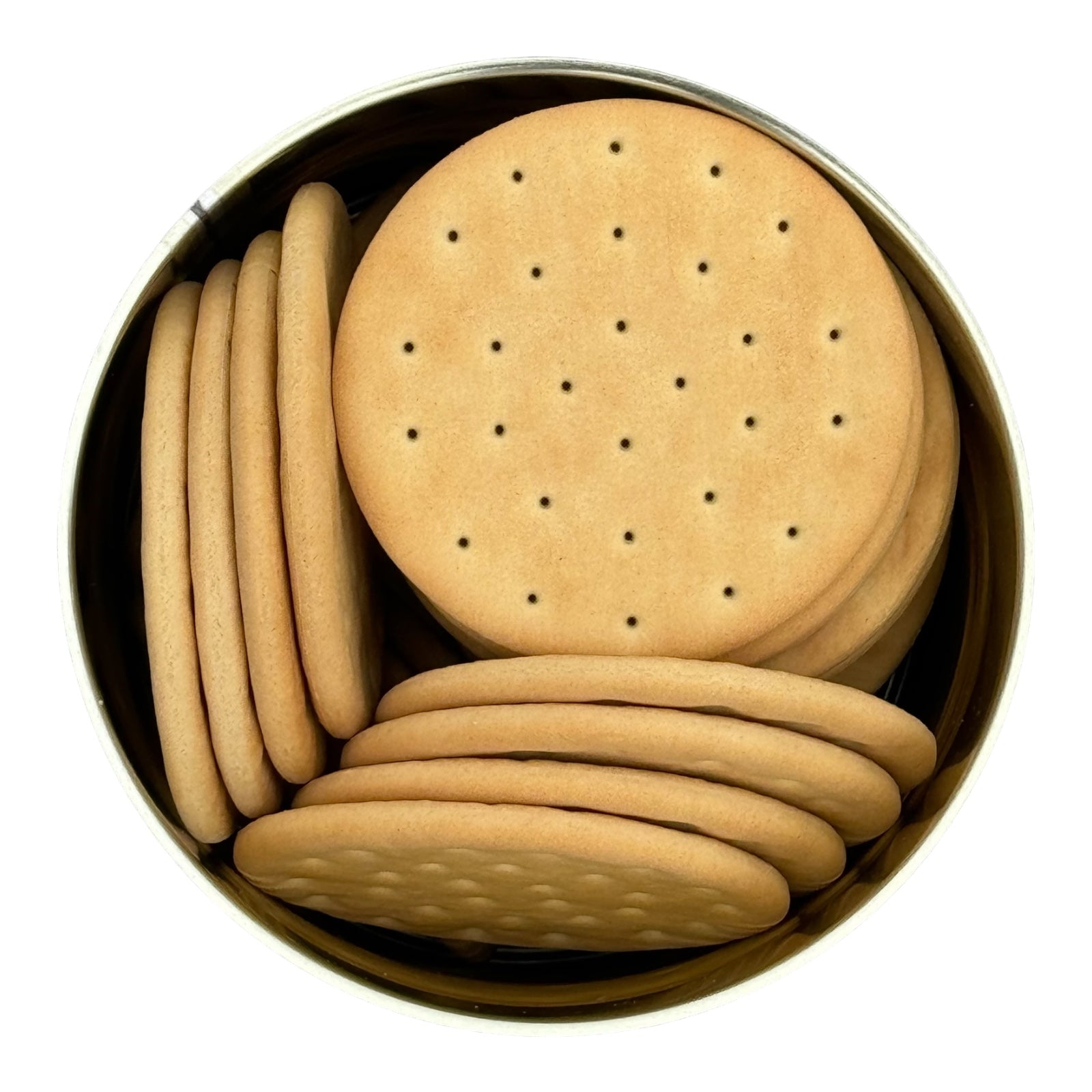 Military Surplus Hardtack Army Bread, Ready to Eat (#10 Can)