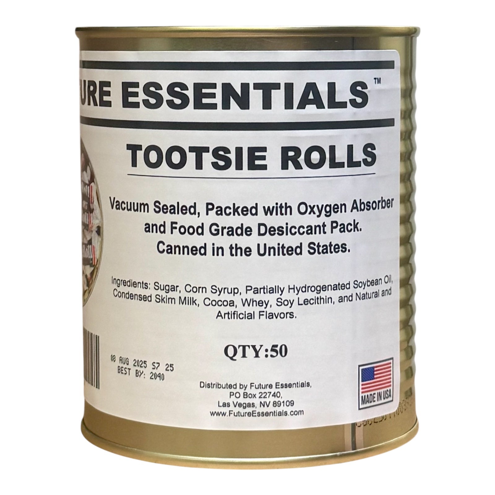 Future Essentials Fifty (50) Tootsie Rolls