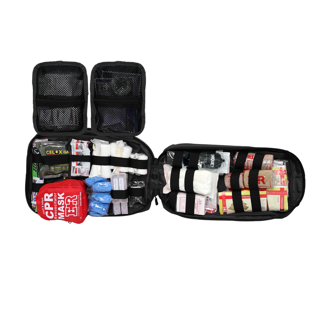 Rip-Away Fully Stocked Tactical Trauma Kit - Chest Seals, Tourniquet, & Bleeding Control