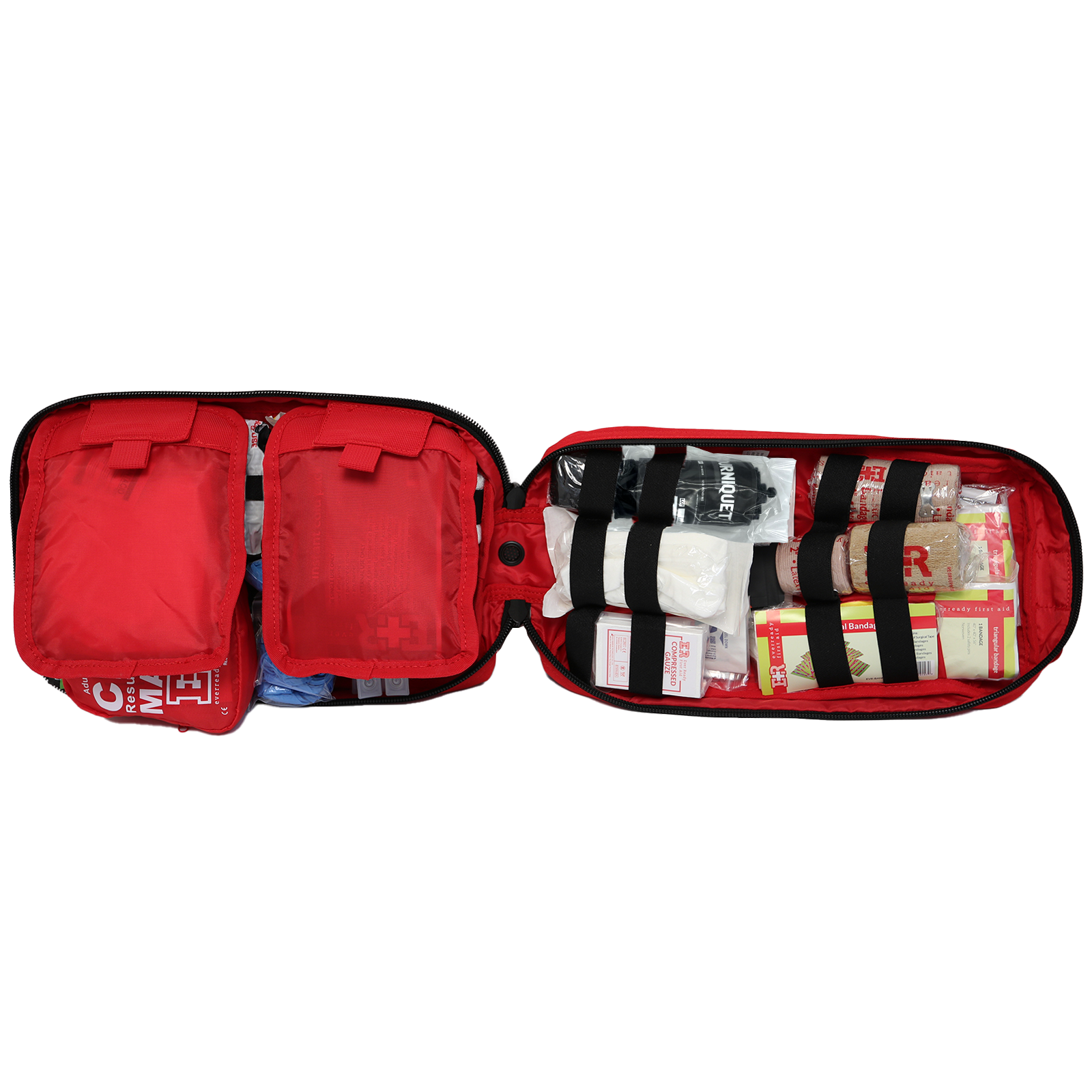 Rip-Away Fully Stocked Tactical Trauma Kit - Chest Seals, Tourniquet, & Bleeding Control
