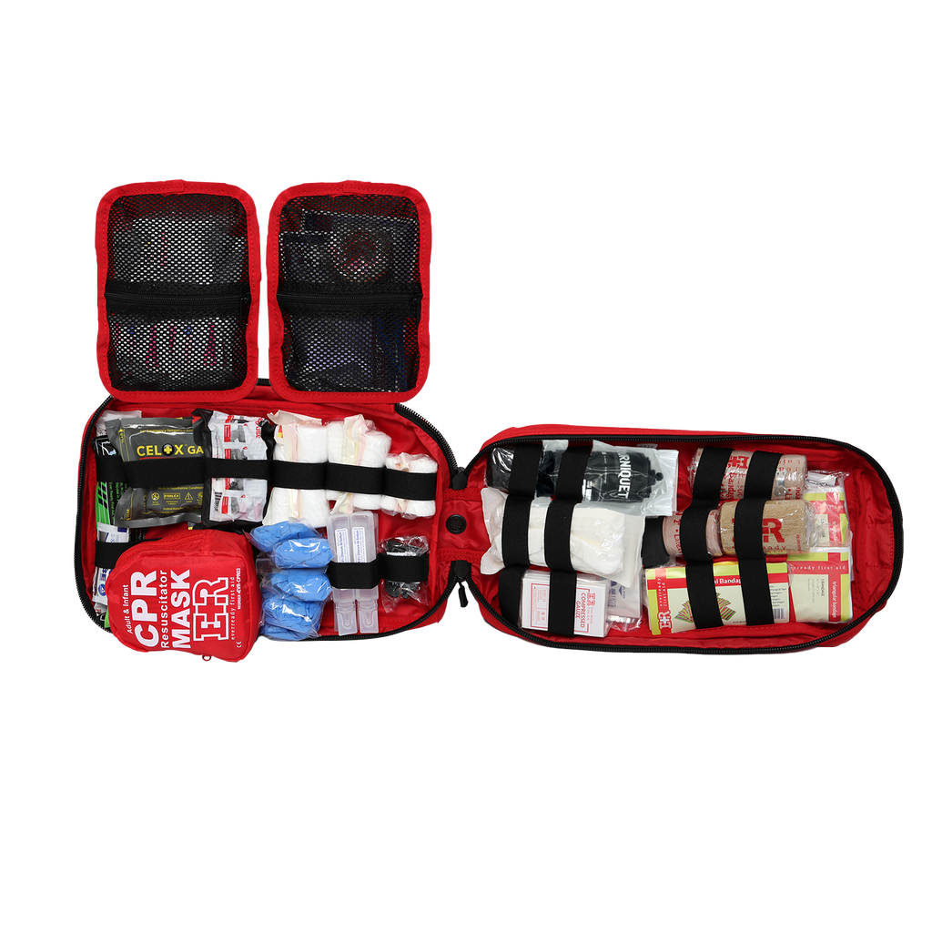 Rip-Away Fully Stocked Tactical Trauma Kit - Chest Seals, Tourniquet, & Bleeding Control