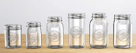 Azure Standard 32oz Regular Mouth Quart Mason Jar