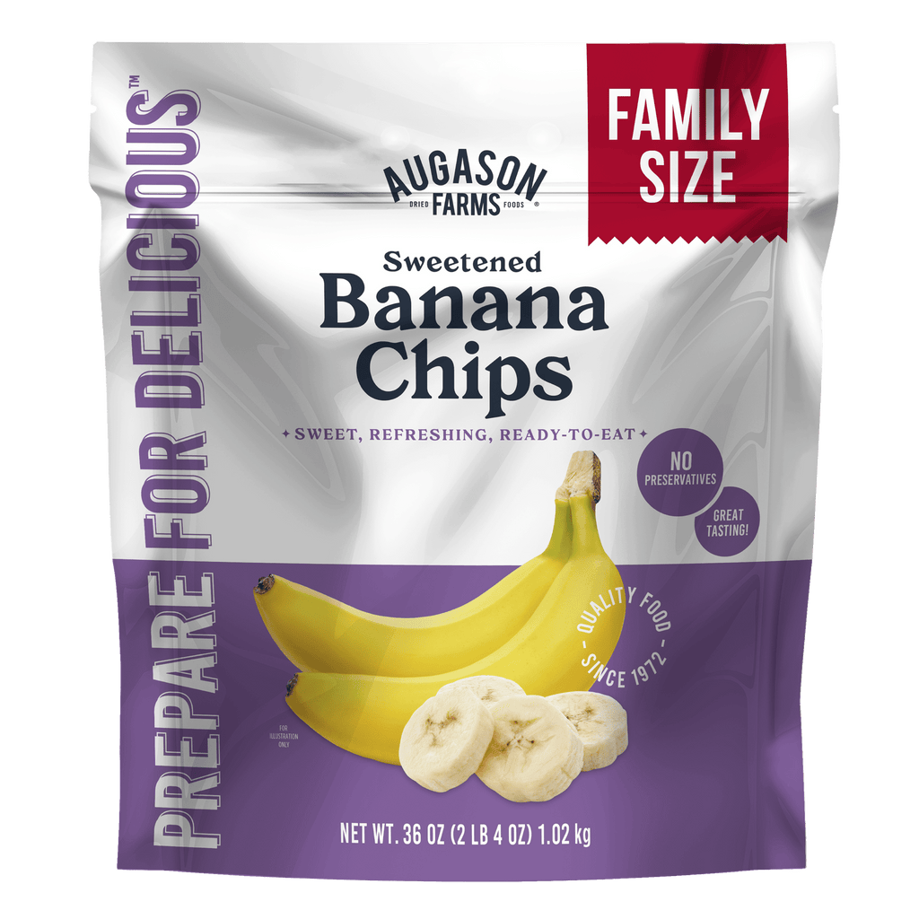 Banana Chips Family Size Pouch, 34 Servings