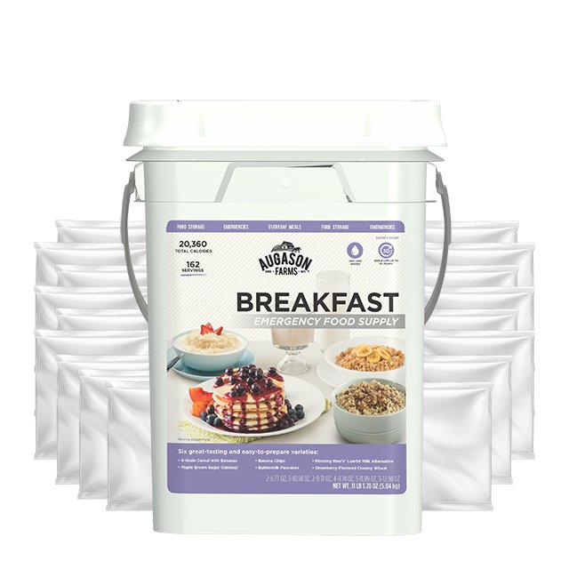 Breakfast Variety Pail, 162 Servings